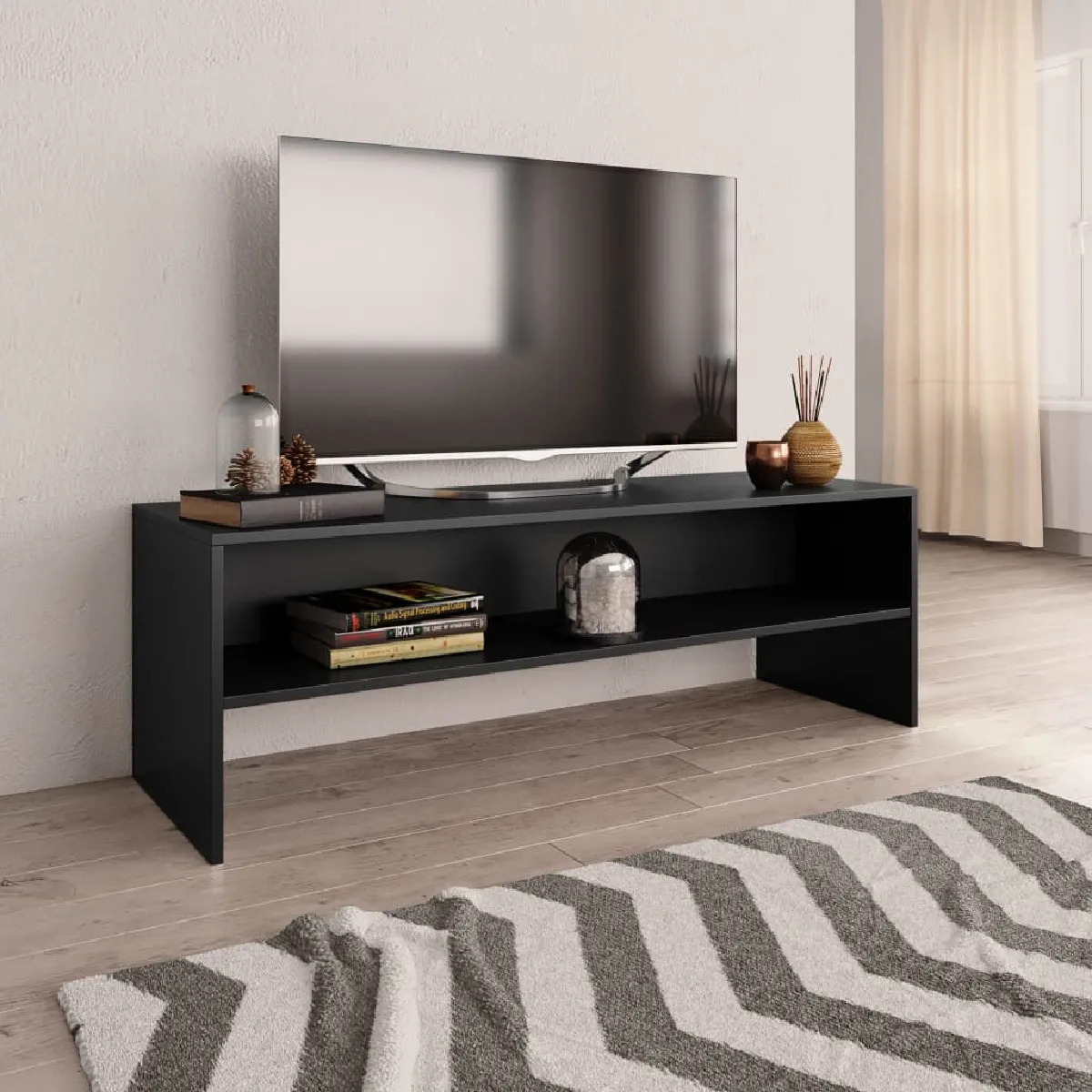 vidaXL Meuble TV 120x40x40 cm Bois d'ingénierie - vue 2