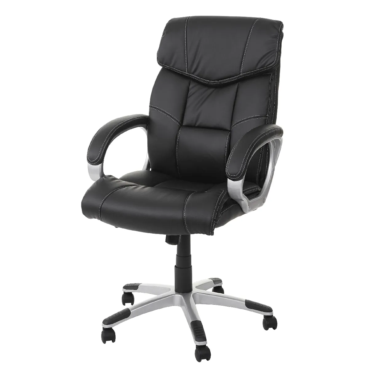 Mendler Fauteuil de bureau relax - Noir