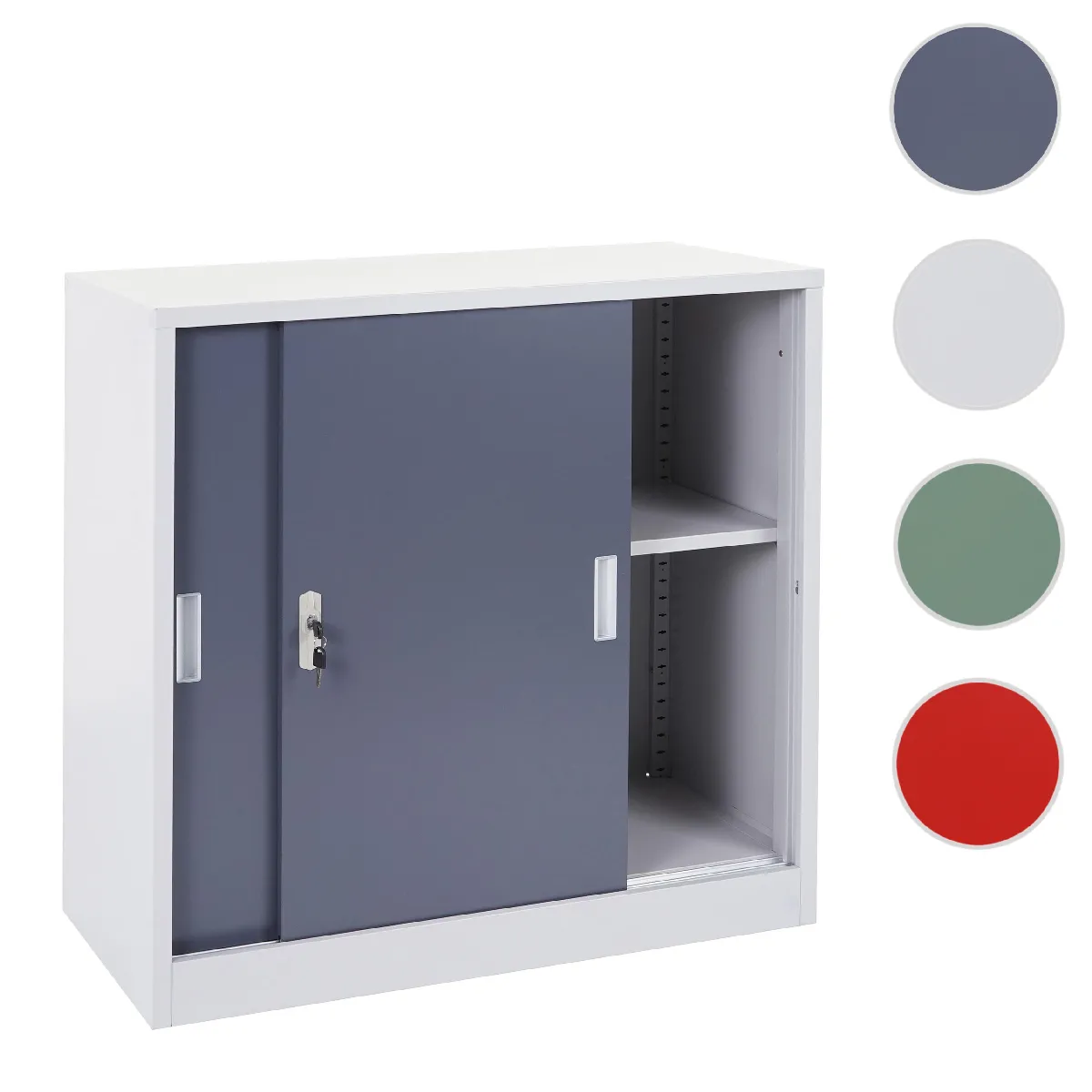 Mendler Armoire-classeur de bureau - Anthracite Mendler Armoire-classeur de bureau - Anthracite