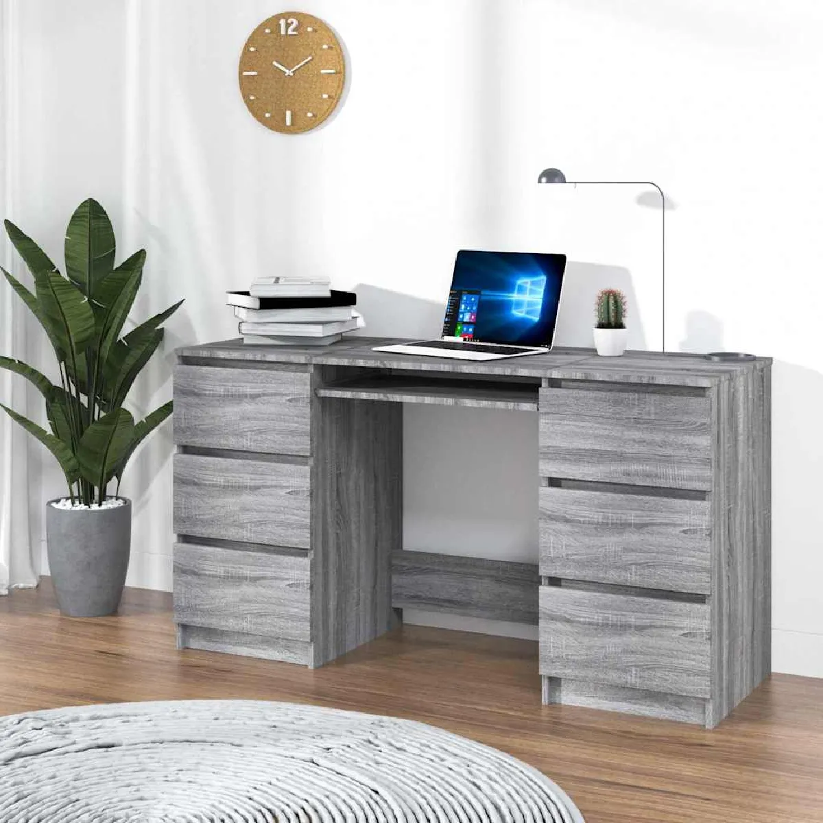 Bureau VidaXL Sonoma 140x50