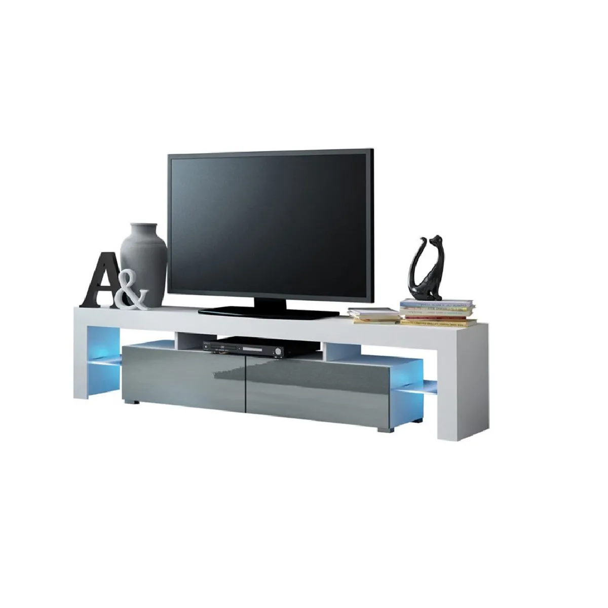 DUSINE Meuble TV - Blanc Mat DUSINE Meuble TV - Blanc Mat