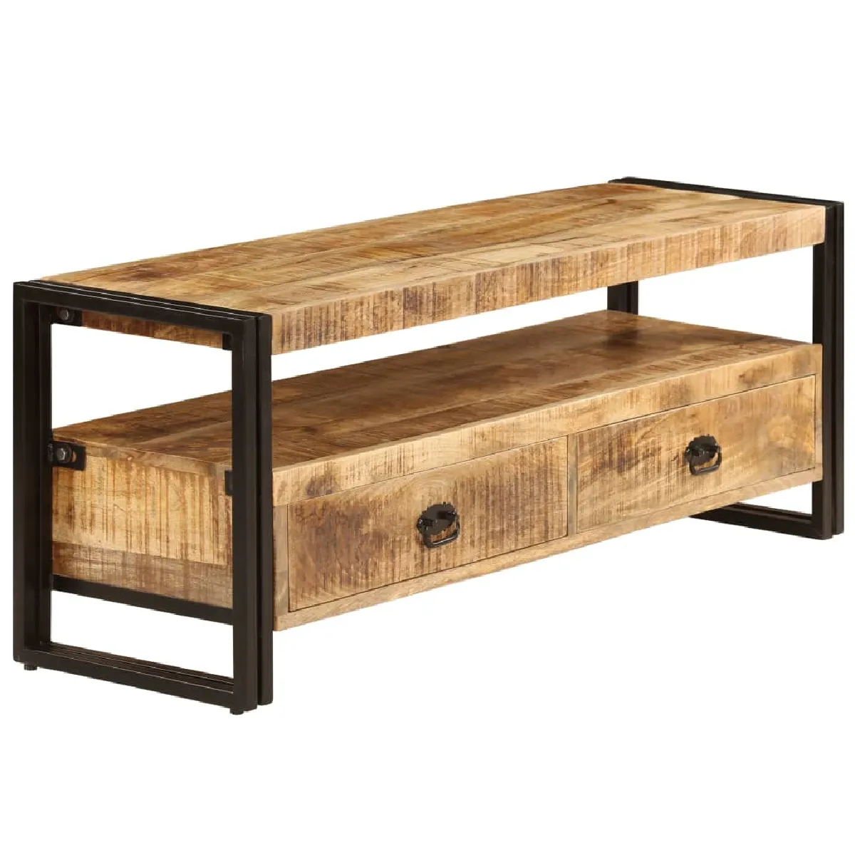 Helloshop26 Meuble TV en manguier Bois - vue 2