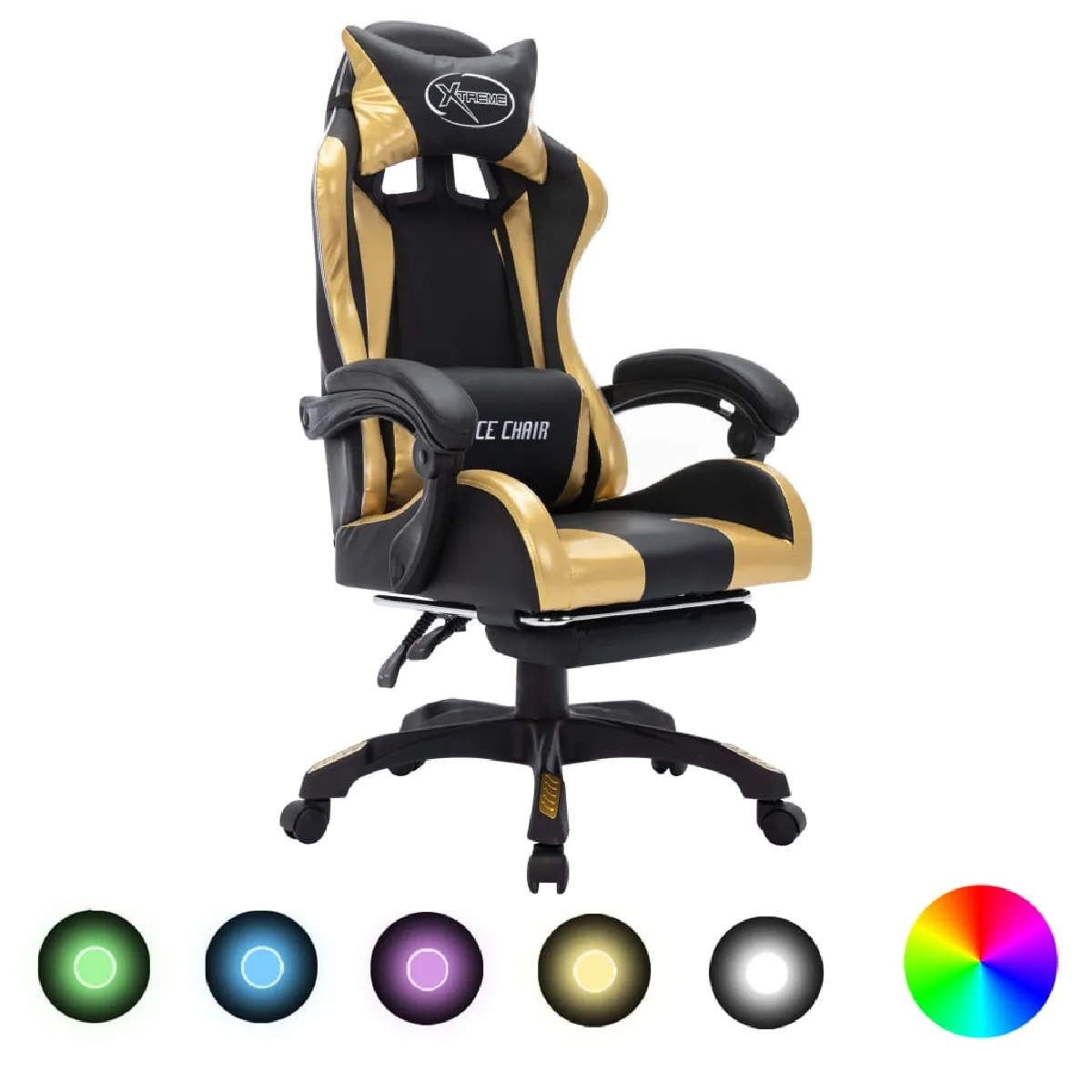 vidaXL Fauteuil de jeux vidéo - vue 2