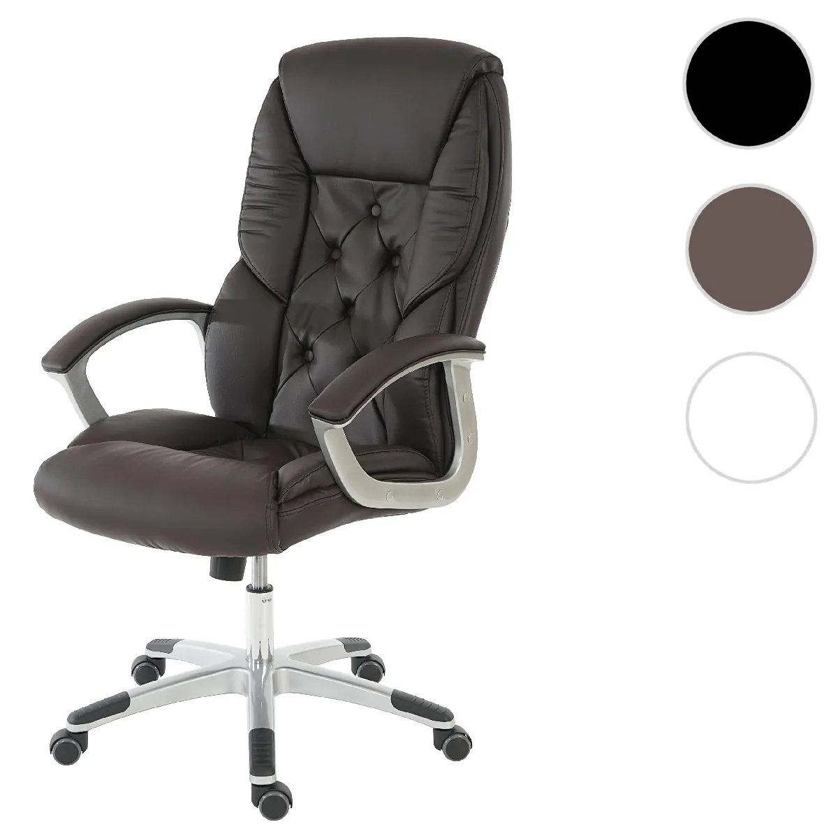Mendler fauteuil de bureau XXL - Marron