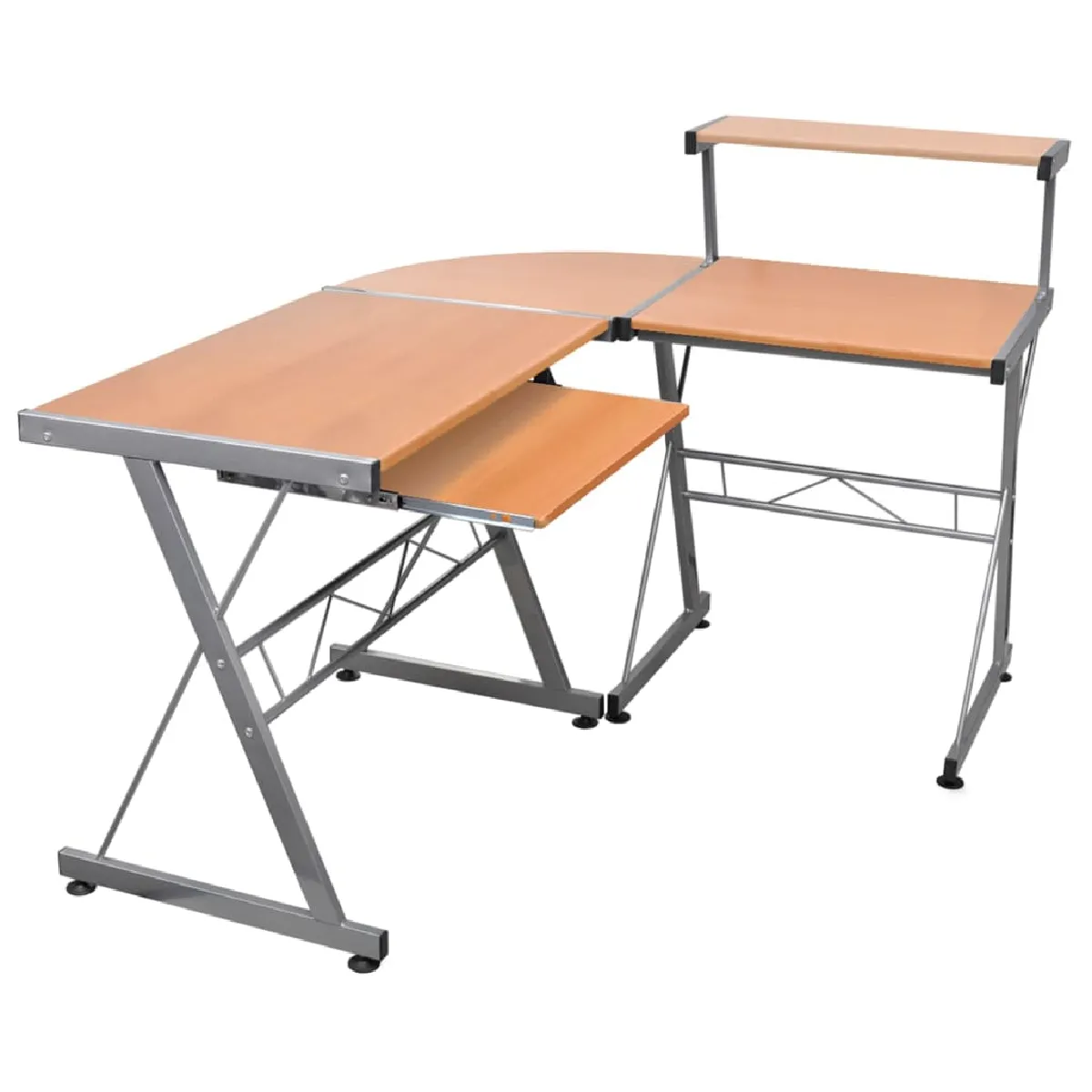 Vidaxl Bureau d'ordinateur d'angle - vue 2
