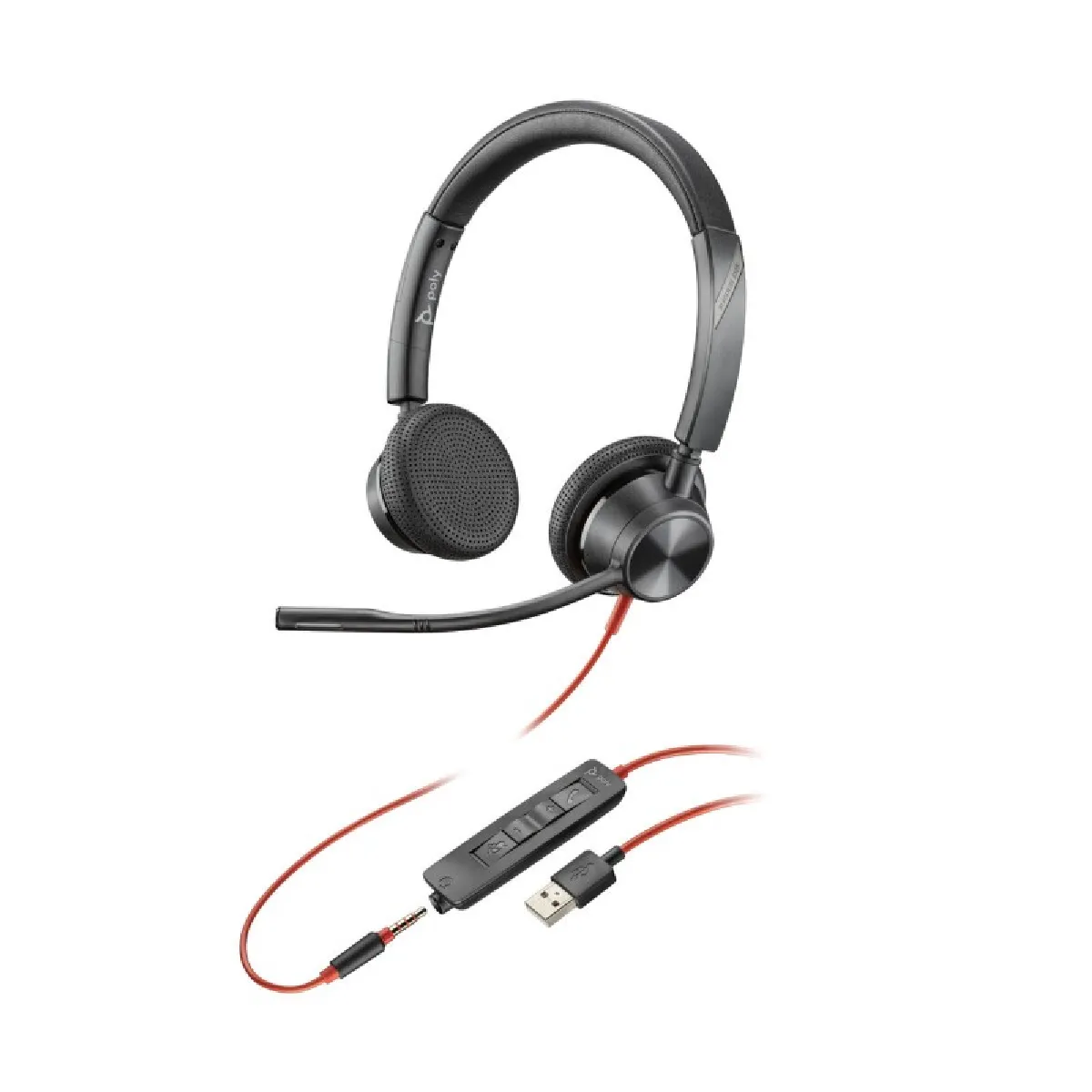 Poly Noir Blackwire 3300 Series