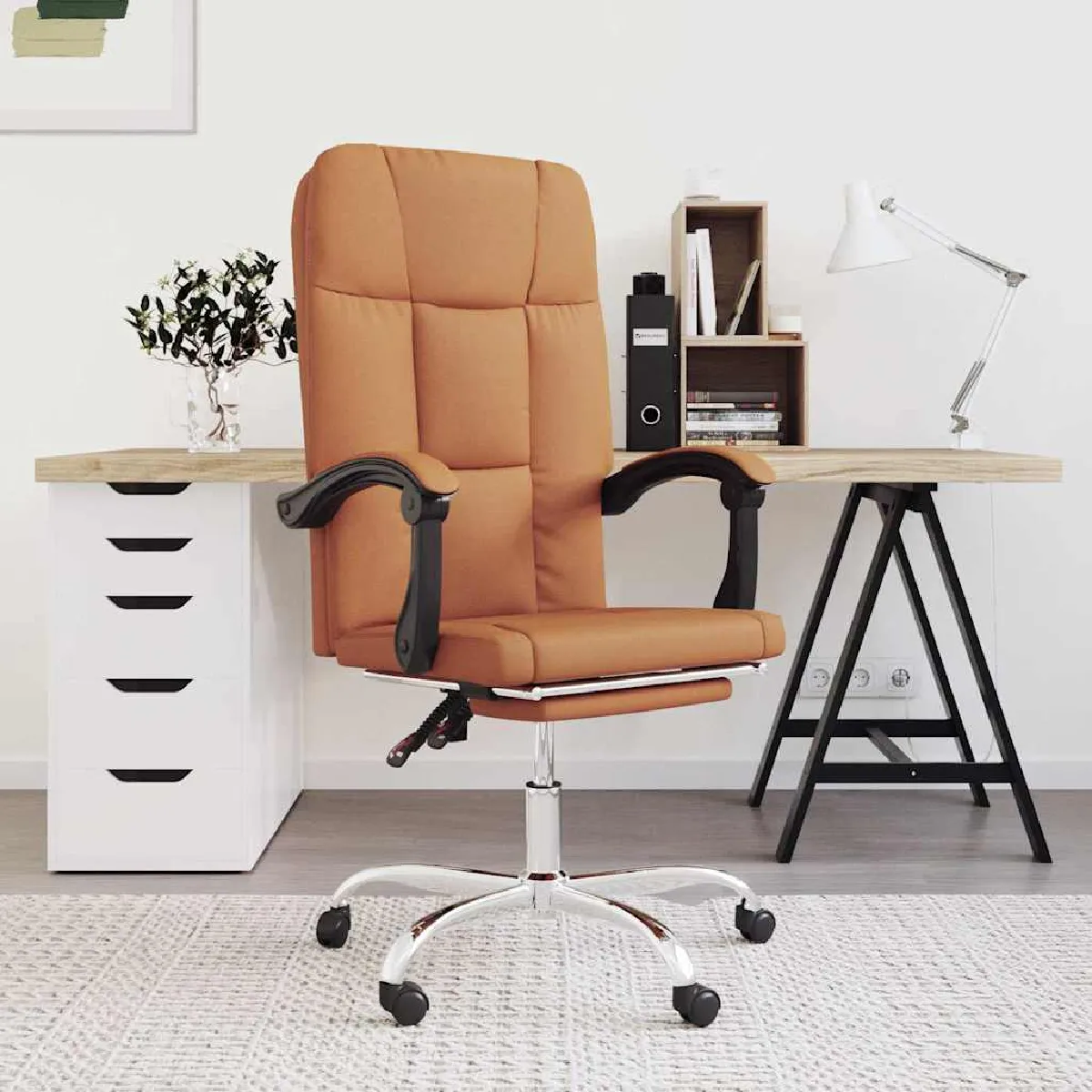 Vidaxl Marron Fauteuil Inclinable