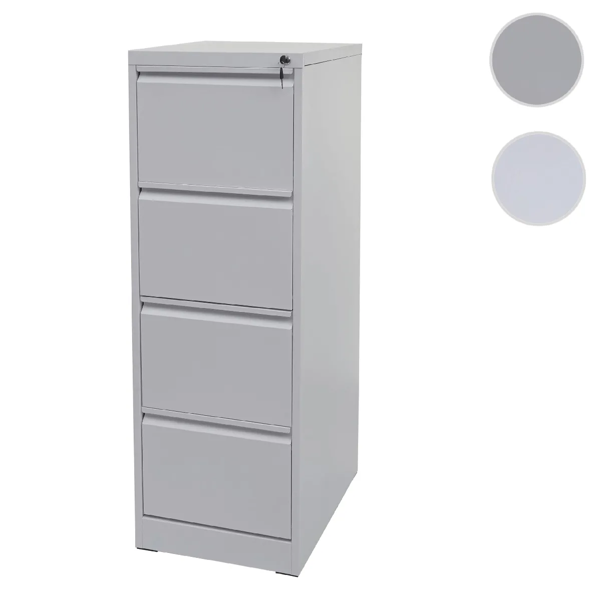 Mendler Armoire à dossiers - Gris Mendler Armoire à dossiers - Gris