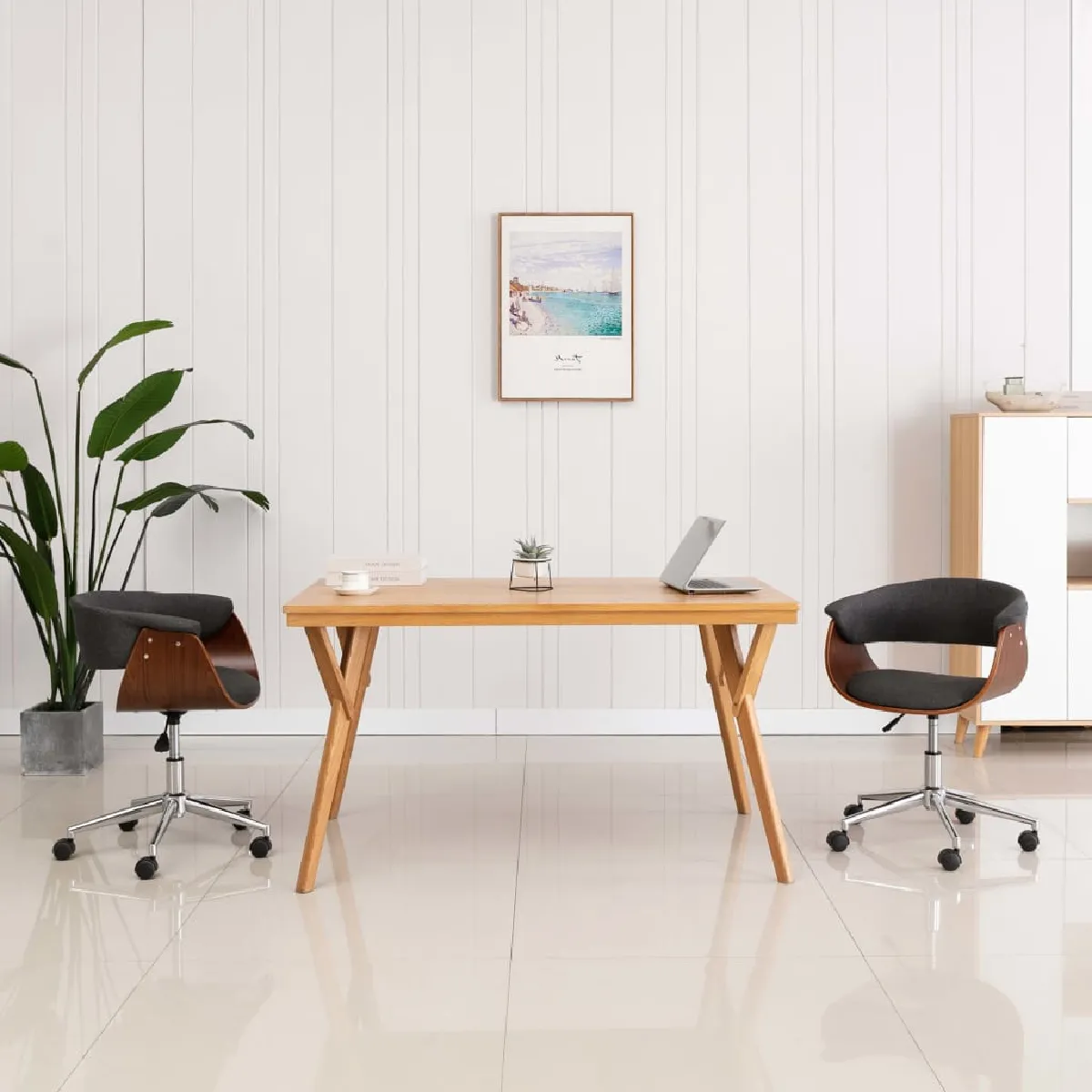 VIDAXL Chaise Pivotante de Bureau
