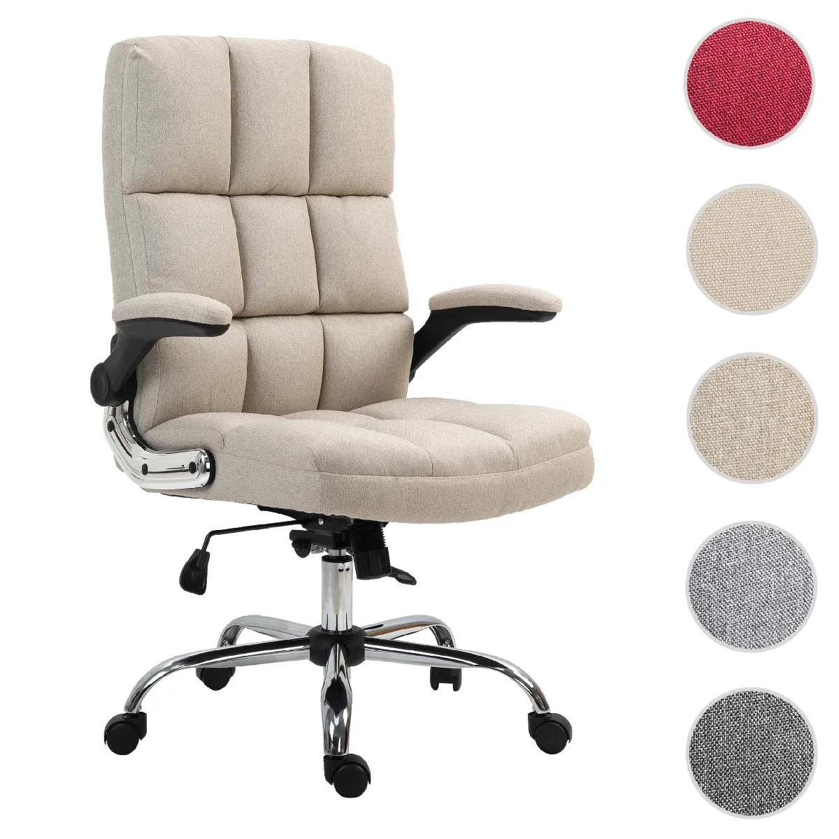 Mendler Gris/Clair Fauteuil De Bureau
