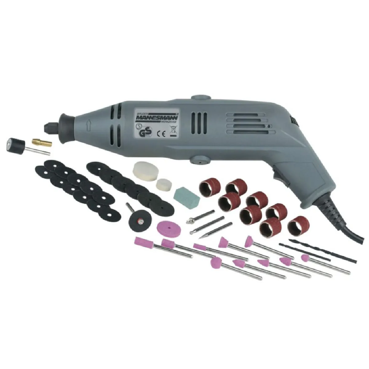 Bruder Mannesmann - Mini Meuleuse - 130 W - 51 Pièces - Image 4