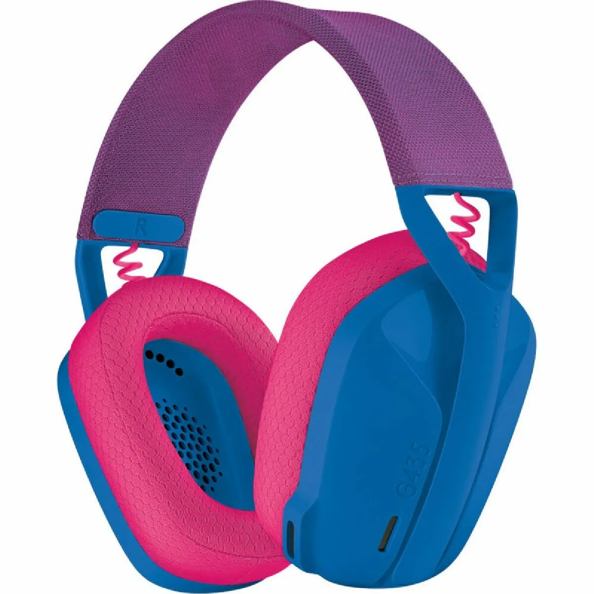 Casque gaming sans fil Logitech G435 LIGHTSPEED - Bleu