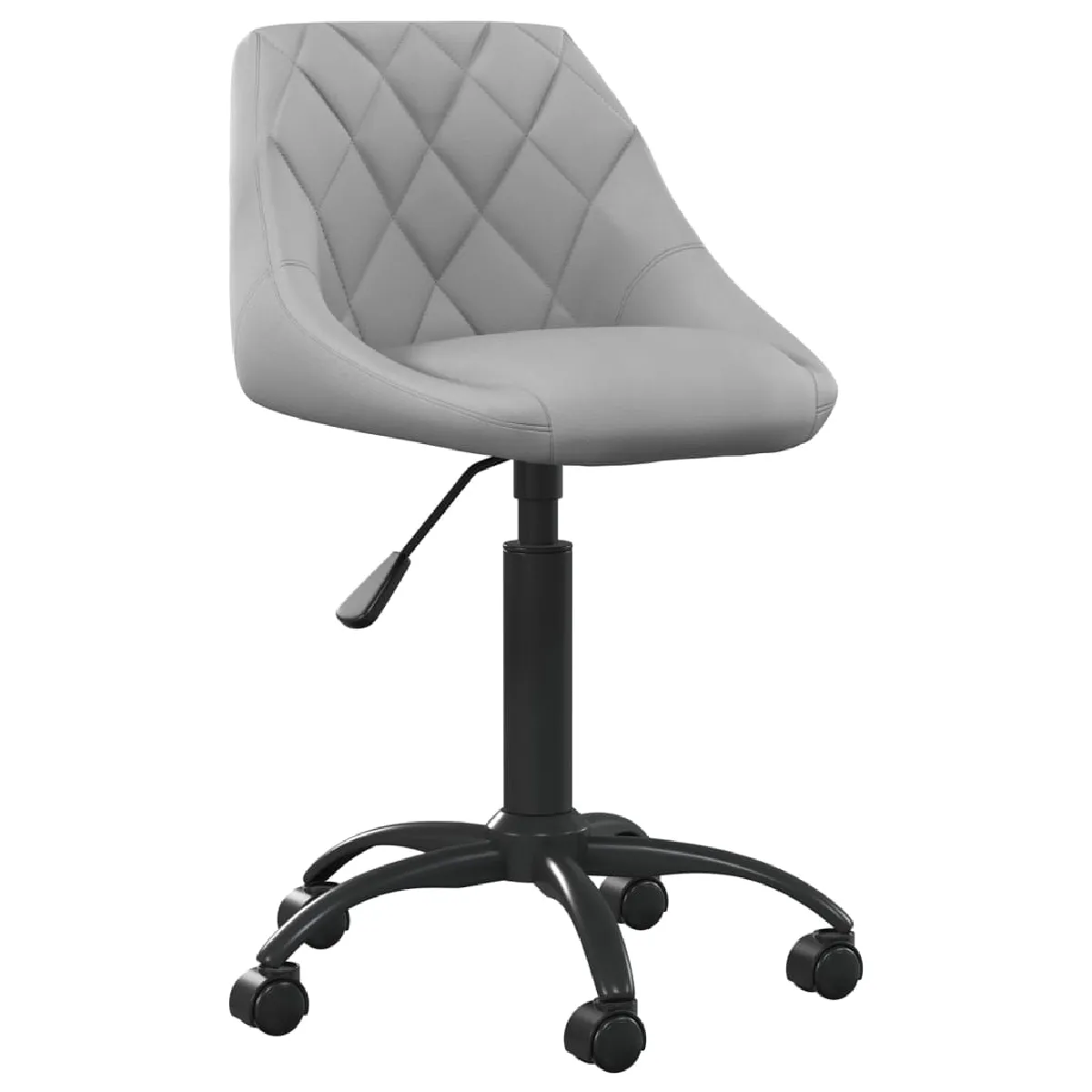 vidaXL Chaise de bureau Velours - vue 2