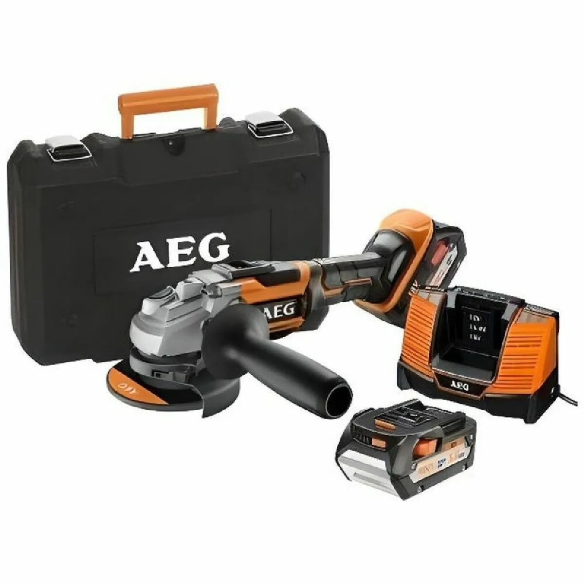 AEG Meuleuse d'angle 125 mm Brushless 18 V Pro Li Ion 5.0 Ah avec coffret BEWS 18 125BL - vue 3