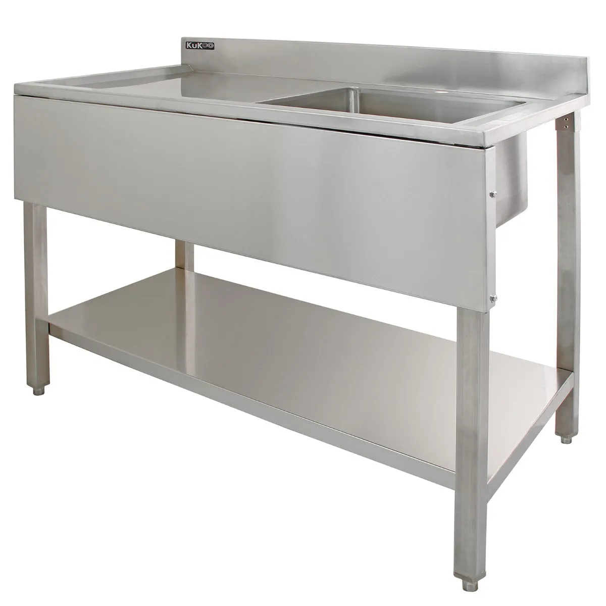 Monstershop Meuble évier bas cuisine - Argent