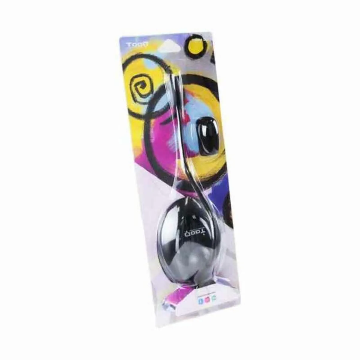 Nis Noir Microphone Flexible Multimédia Tooq - Connexion Jack 3,5 Mm 2M - Neuf - Image 3
