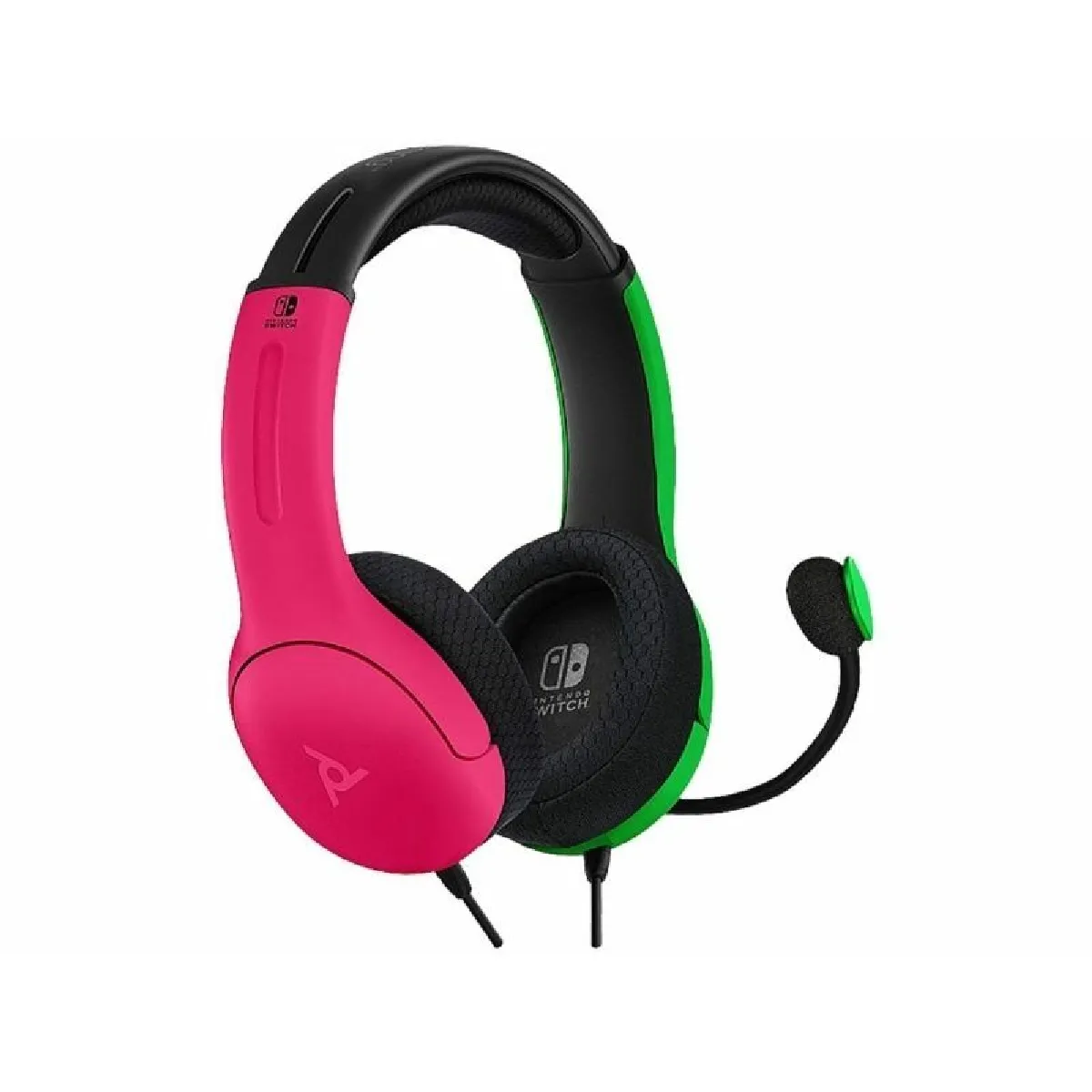 PDP LVL40 Casque Avec fil Arceau Jouer Noir, Vert - Image 4