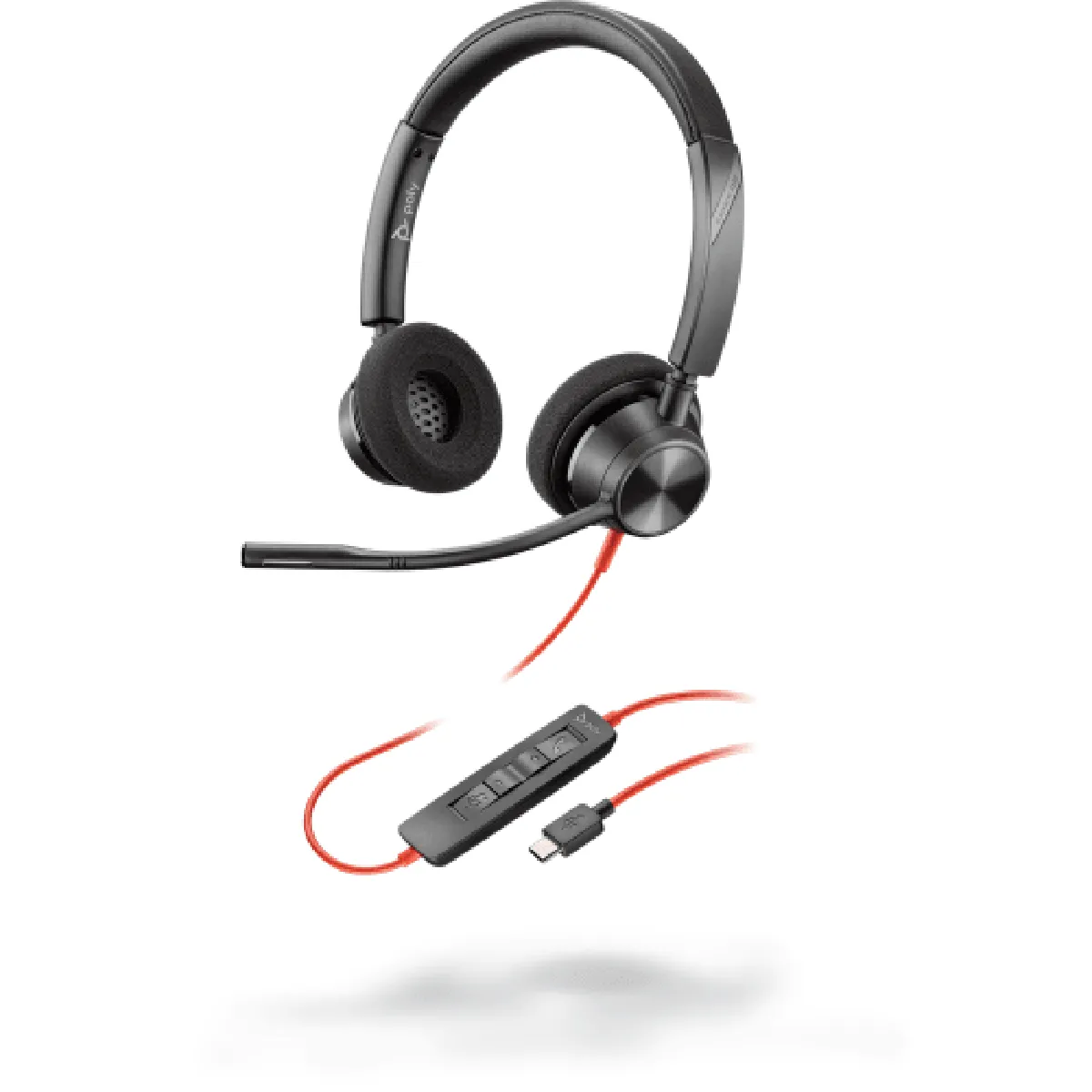 PLANTRONICS  Blackwire 3300 Series - Noir et rouge