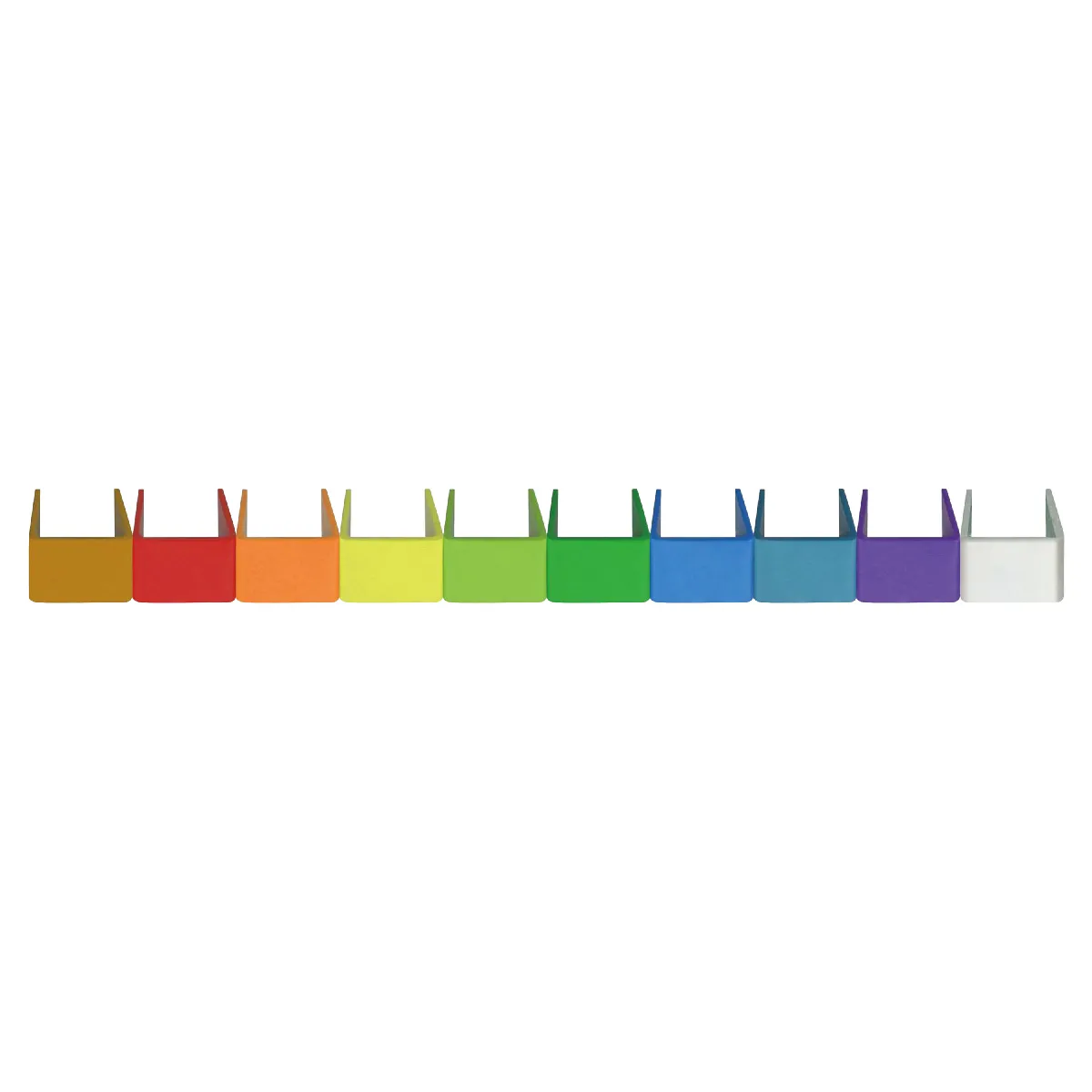 Non Communiqué Accessoires Mipro Rh87 Lot De 10 Clips D'identification Colorés - Image 3