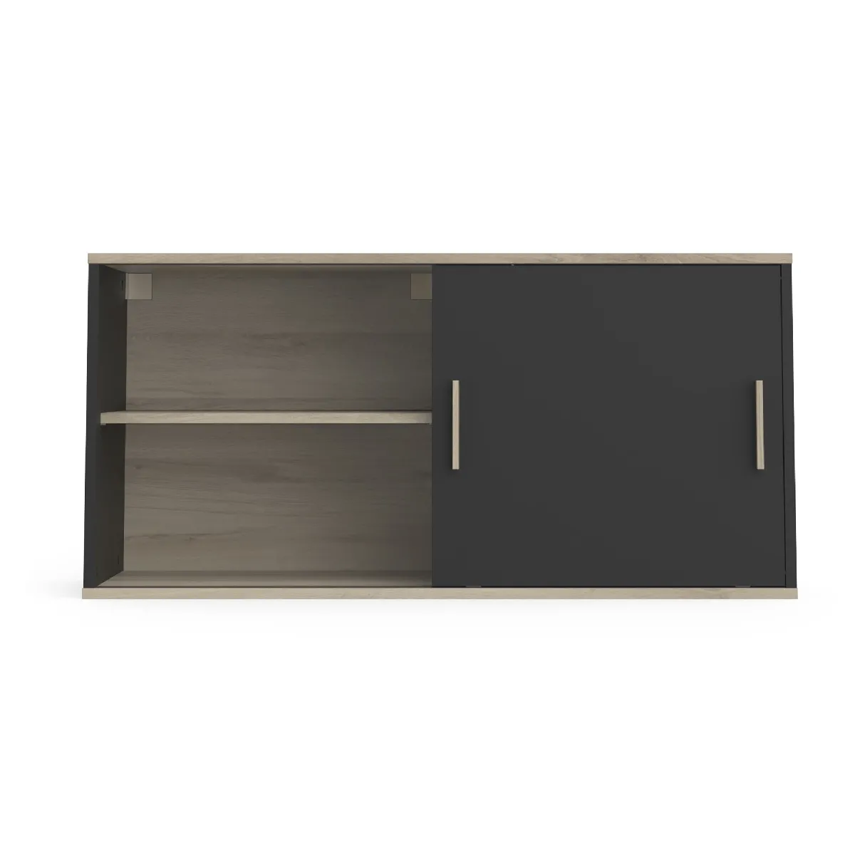 Pegane Meuble haut de cuisine mural - Noir