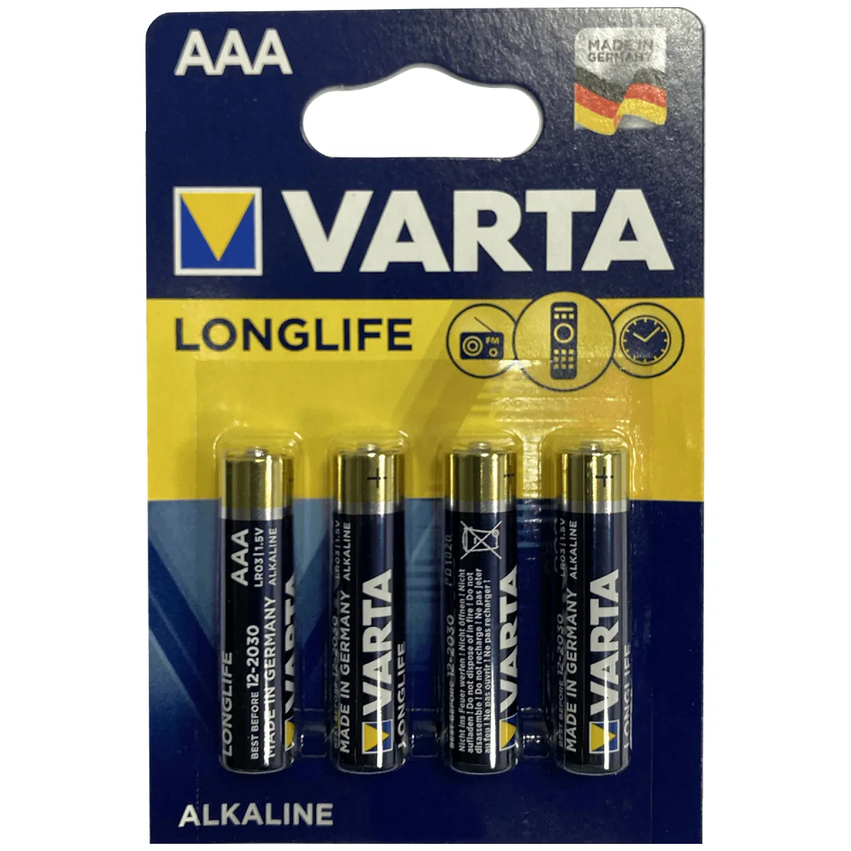 Varta 04106110414 Batterie à usage unique AA Alcaline