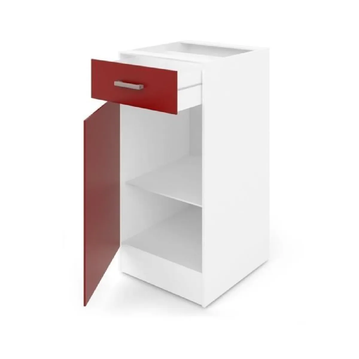 Ultra Meuble bas de cuisine - Rouge