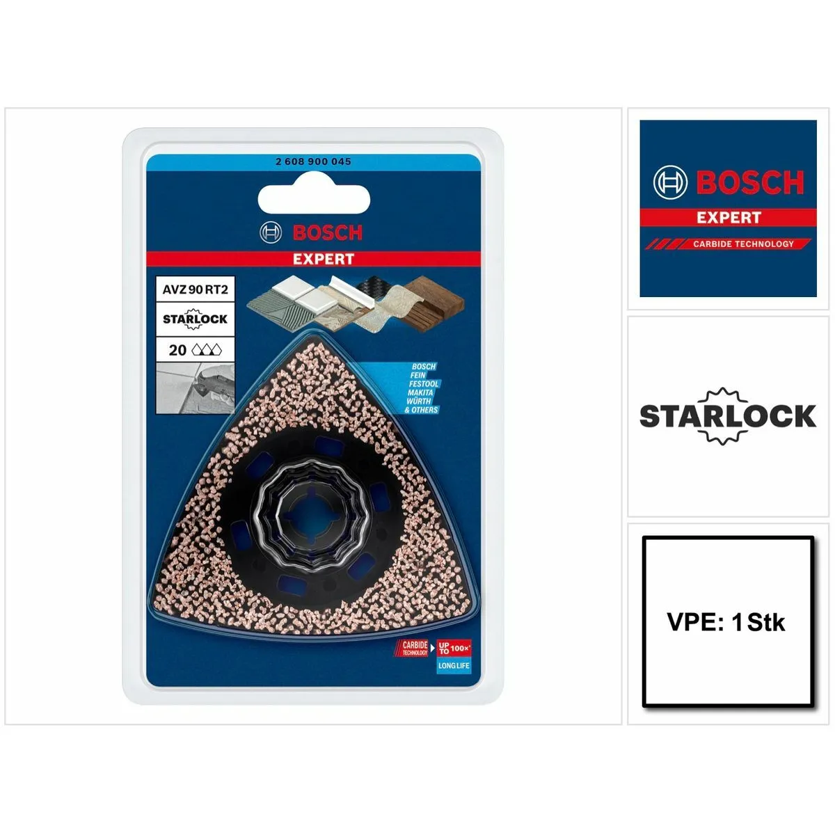 Plateau de ponçage AVZ90RT2 carbure 90 mm