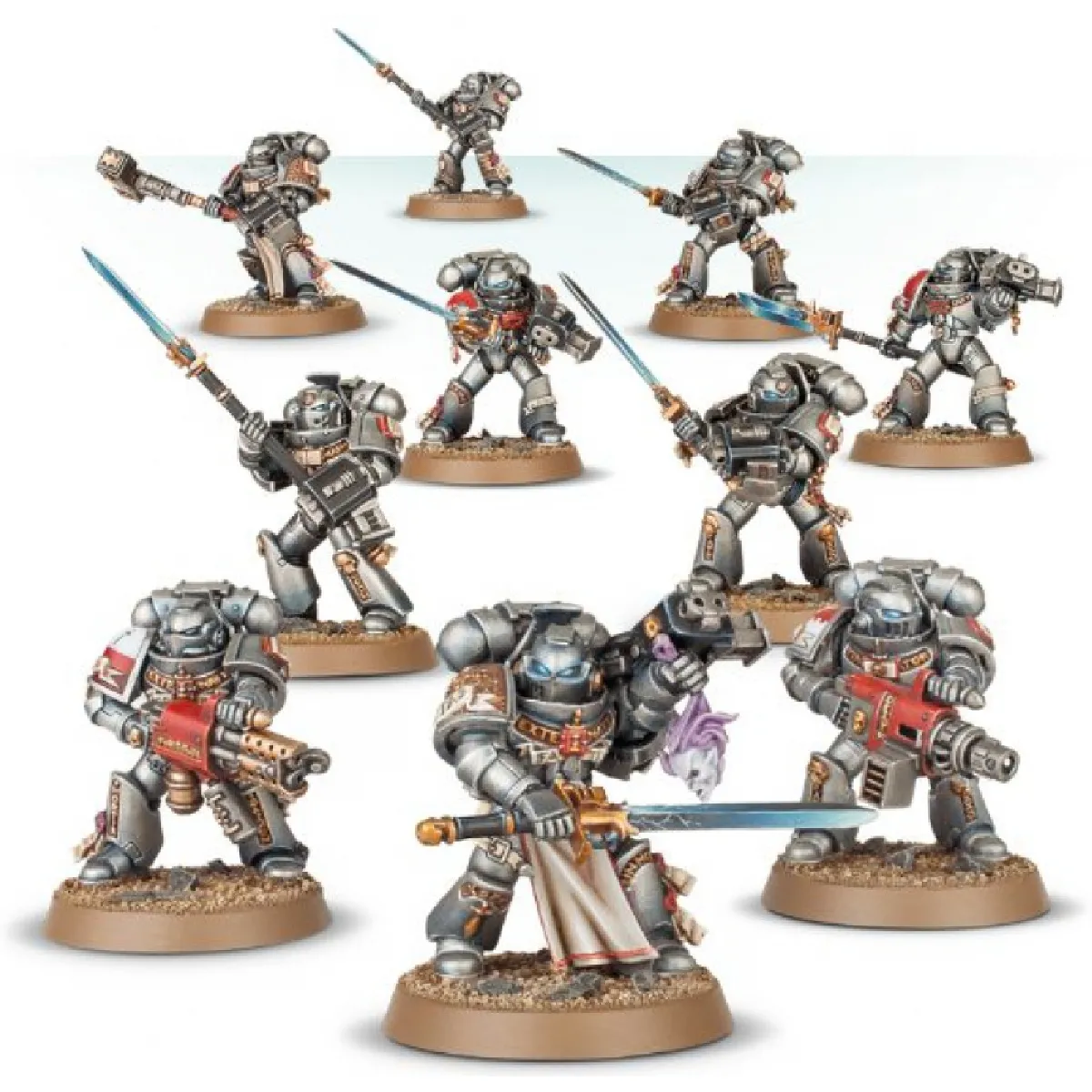 Games Workshop Figurines Warhammer 40,000 Grey Knights Strike Squad
