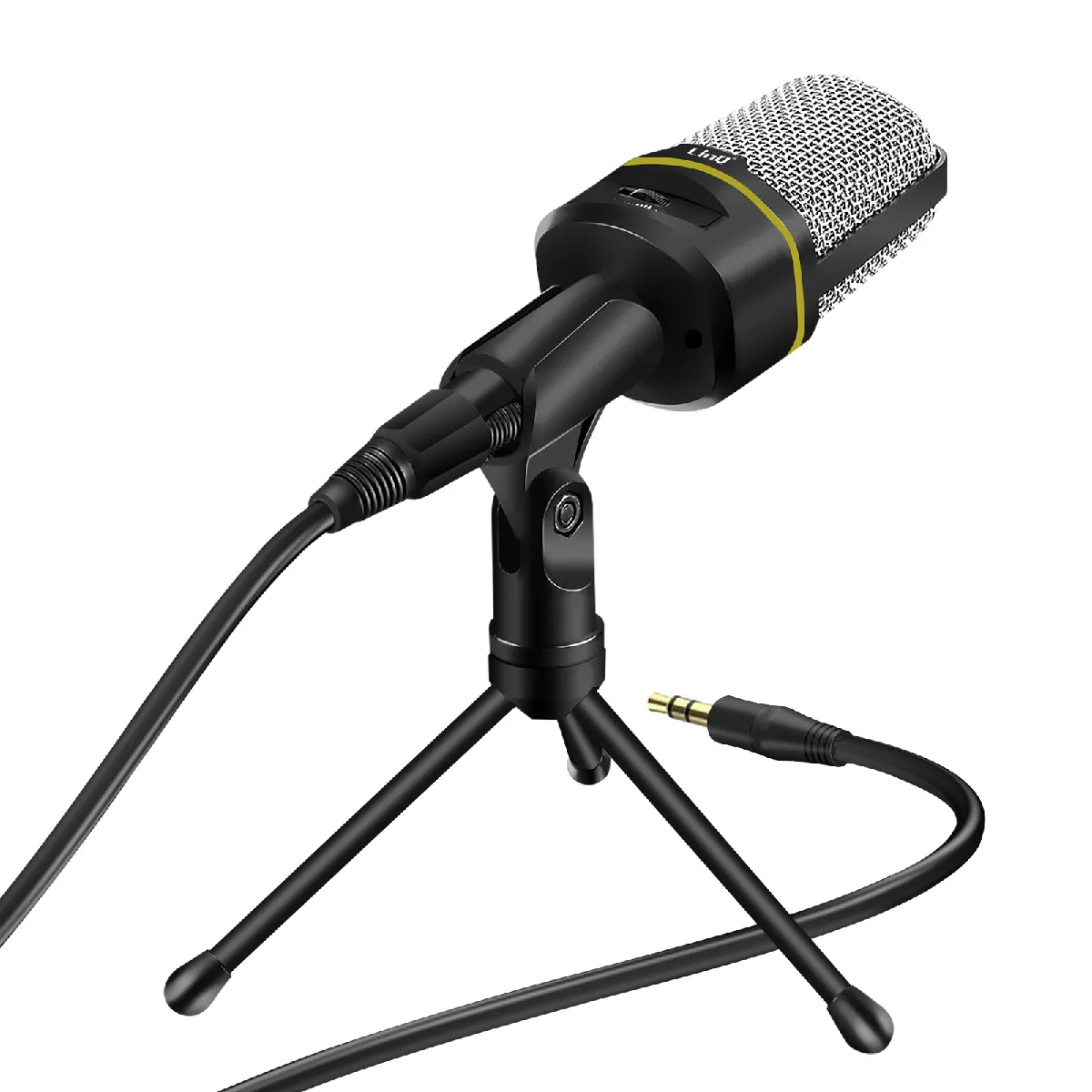 Microphone de Bureau branchement Jack 3.5mm avec Support Neuf - vue 4