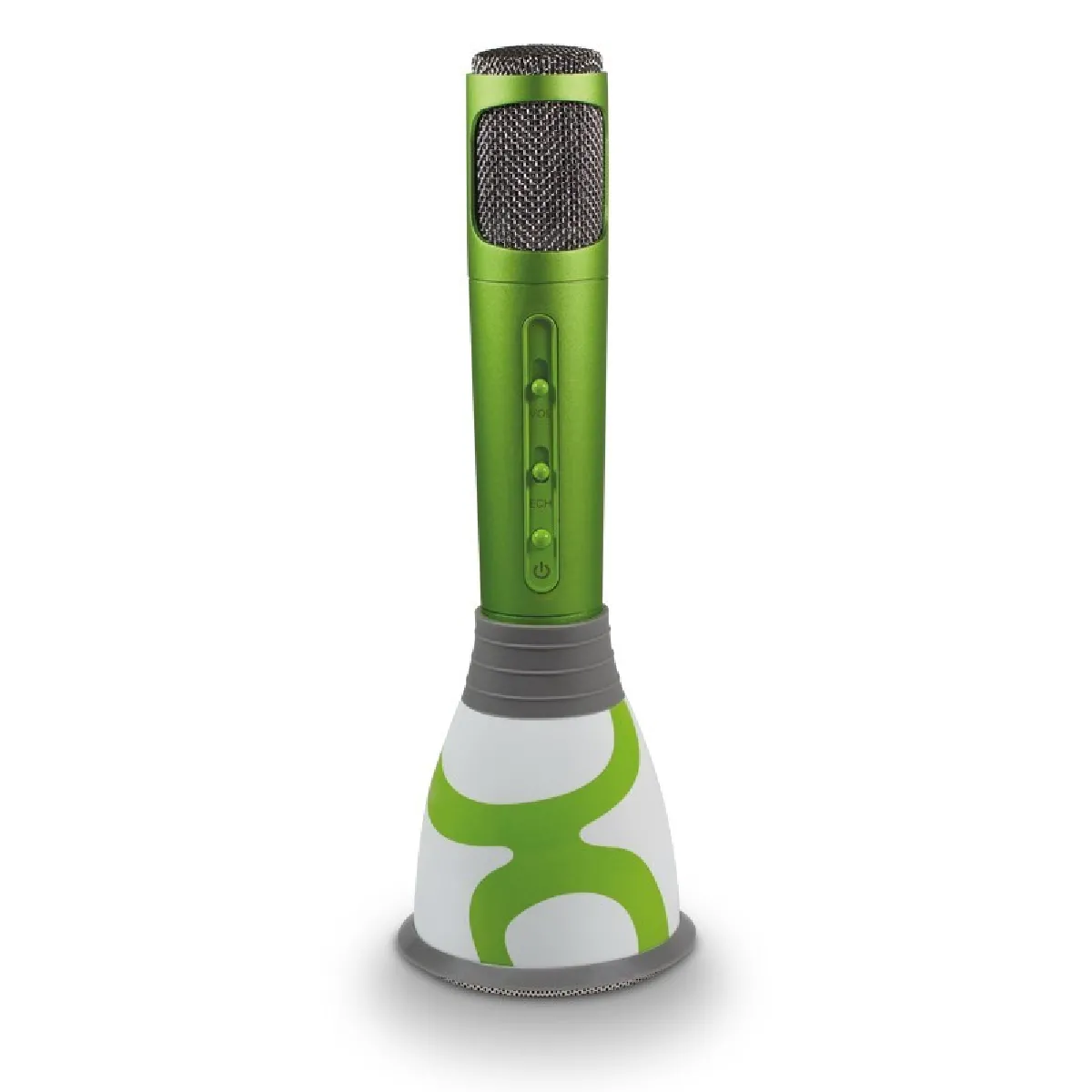 Micro karaok&eacute; enceinte Bluetooth Gulli vert 