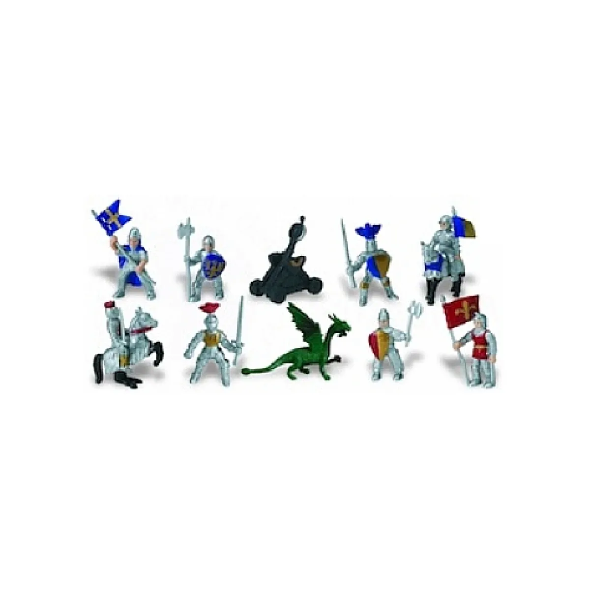 SAFARI  Figurines chevaliers et dragons