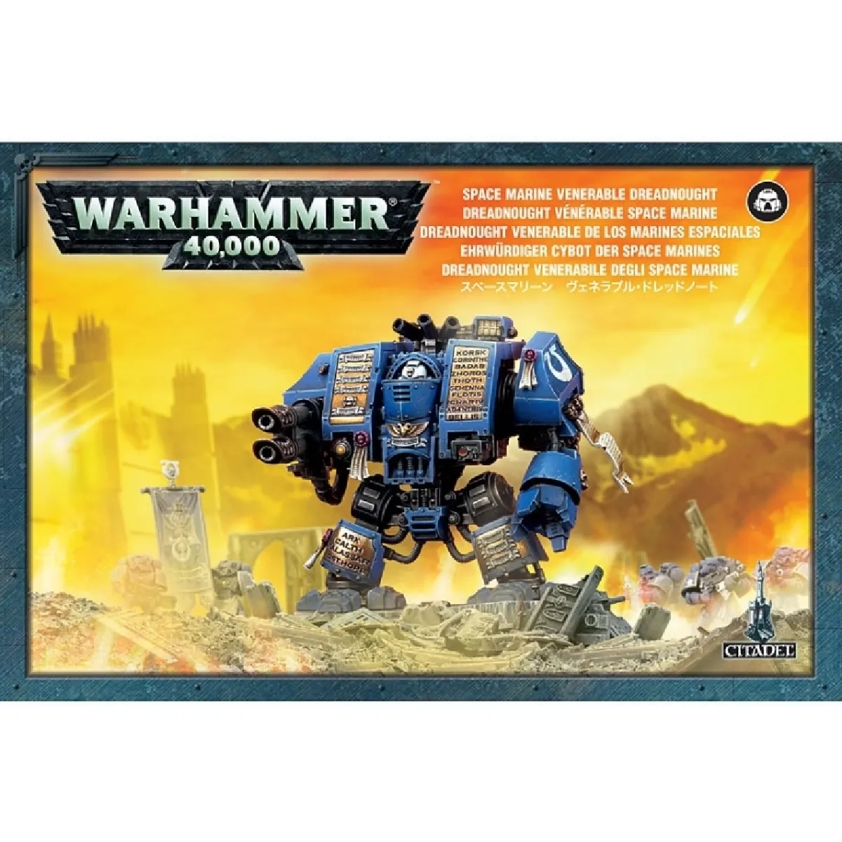 Games Workshop Bleu Figurine De 84 Pièces Warhammer 40K - Space Marine Dreadnought Venerable - Image 3