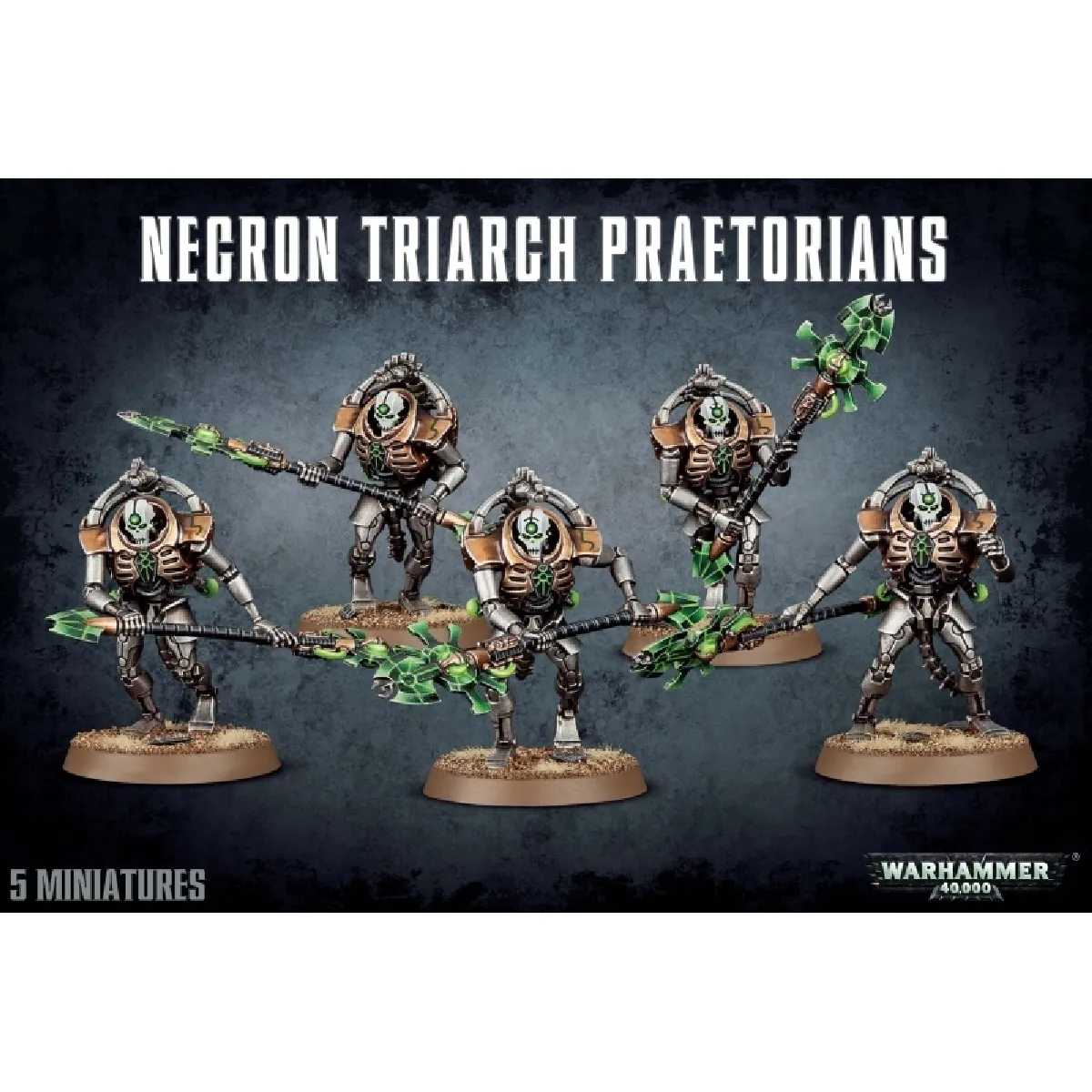 Games Workshop Marron Figurine Warhammer 40K - Necron Pretoriens Du Triarcat (X5) - Image 2