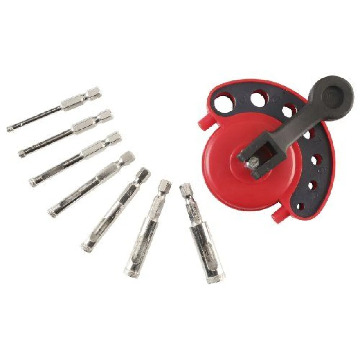 KWB  Kit scies tr&eacute;pans diamant - 8 pi&egrave;ces