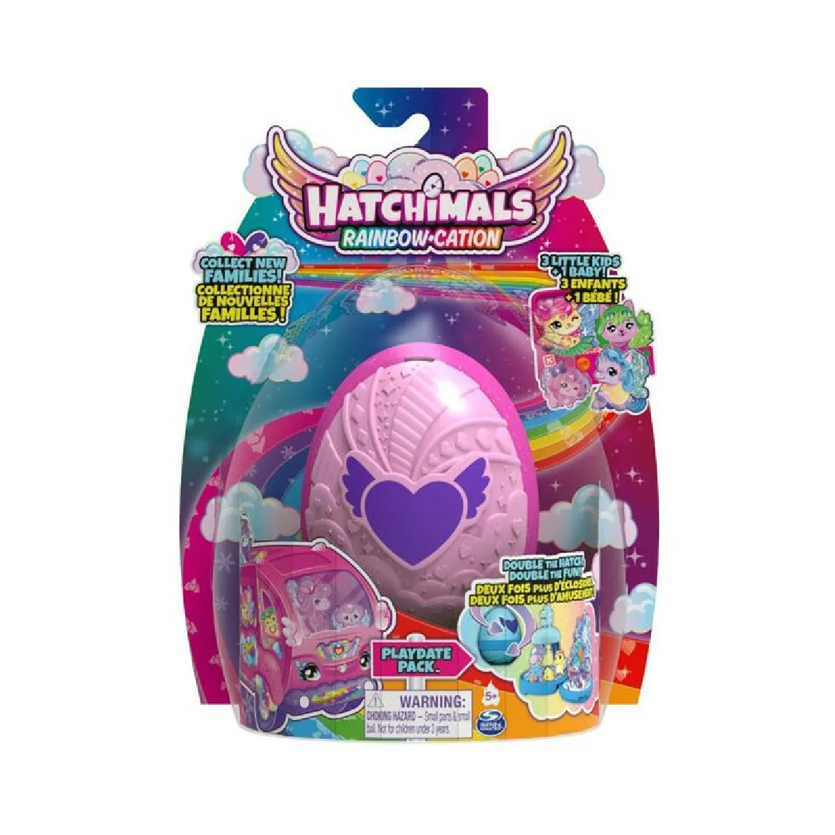 Hatchimal Famille Surprise Maison De Poupée - Pack 4