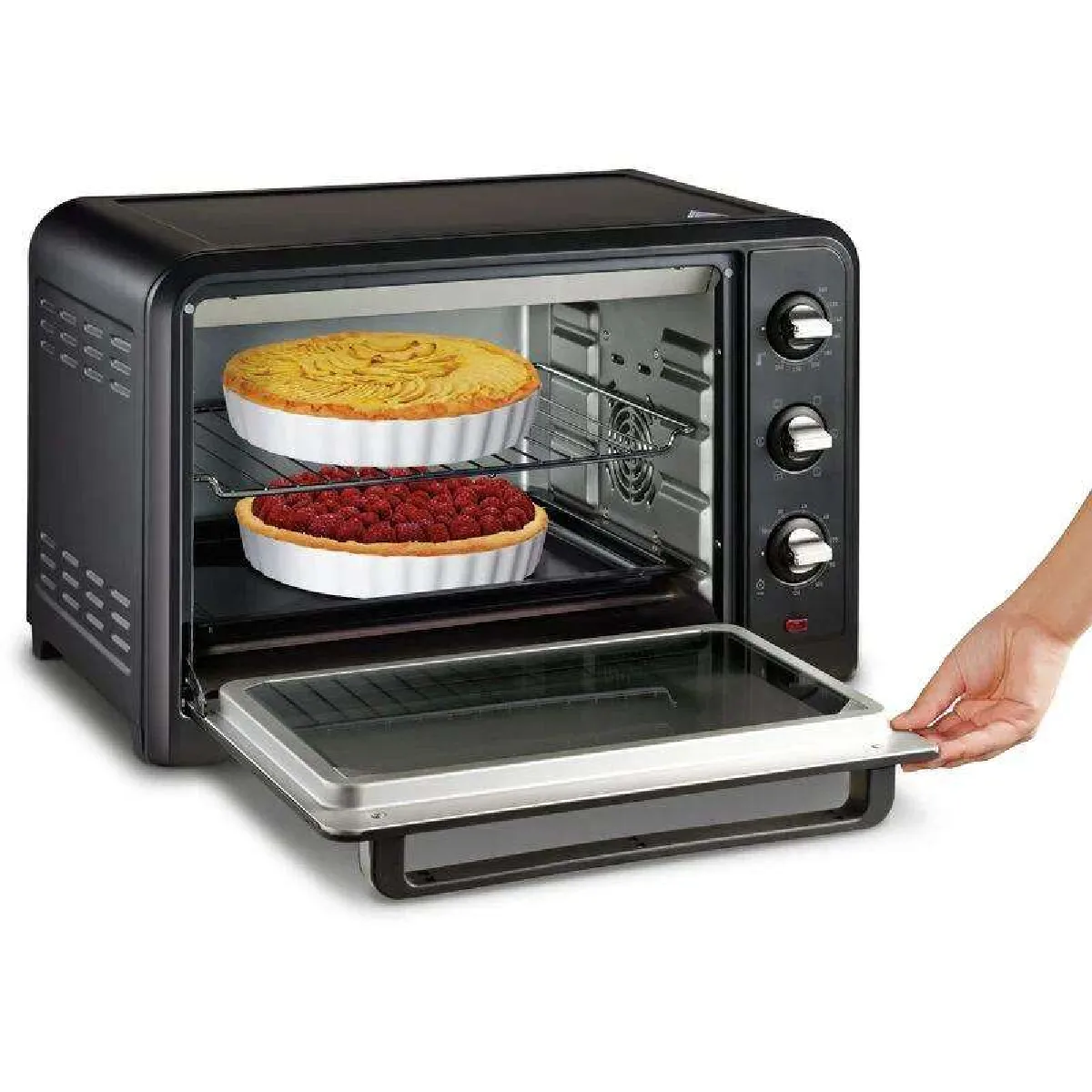 Moulinex Noir Four 22.0 L Compact 1600 W 240.0 °C