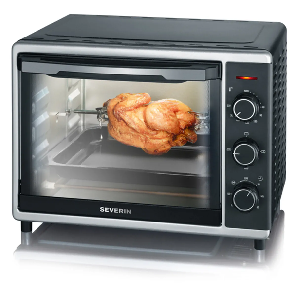 SEVERIN mini four 30 litres + 2 plaques de cuisson 2074 - vue 8