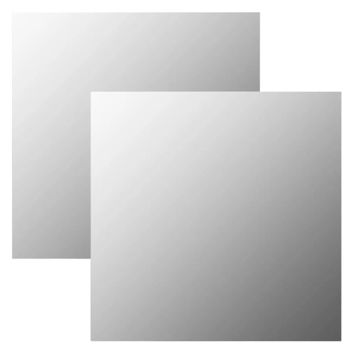 vidaXL - Miroir Mural - Carré - 60x60 cm - Lot de 2 - Image 2