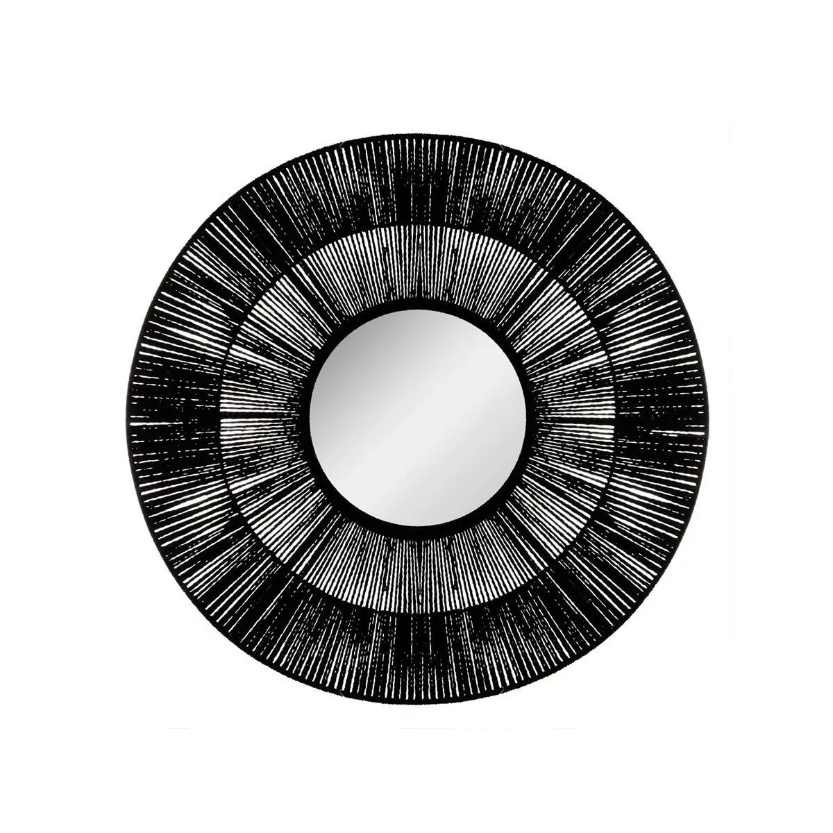 Atmosphera Noir Miroir Mural Ethnique