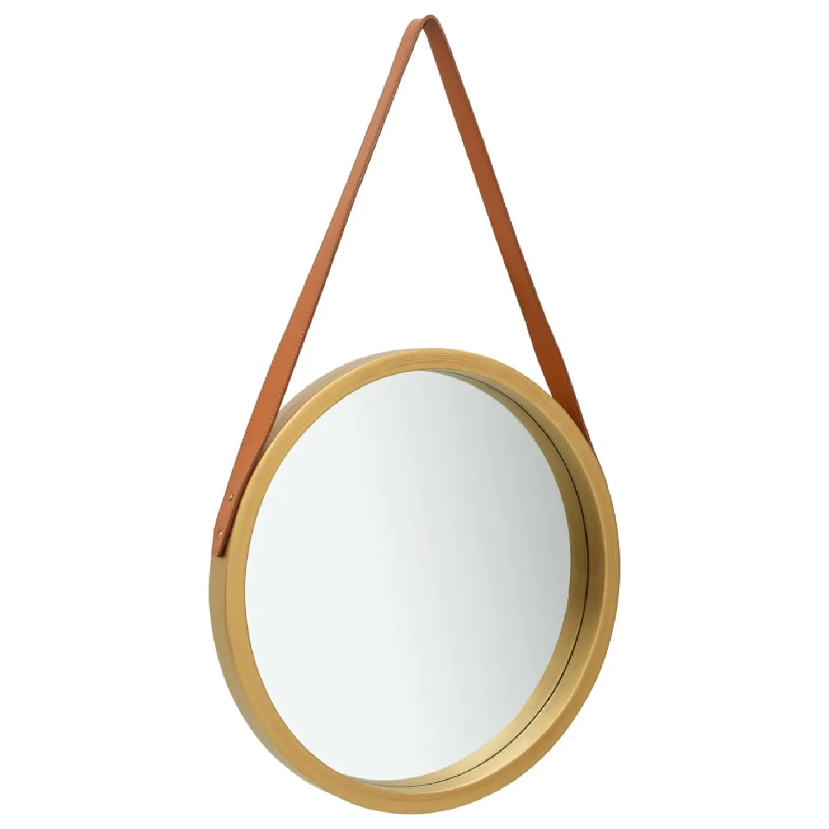 vidaXL Miroir mural avec sangle 50 cm