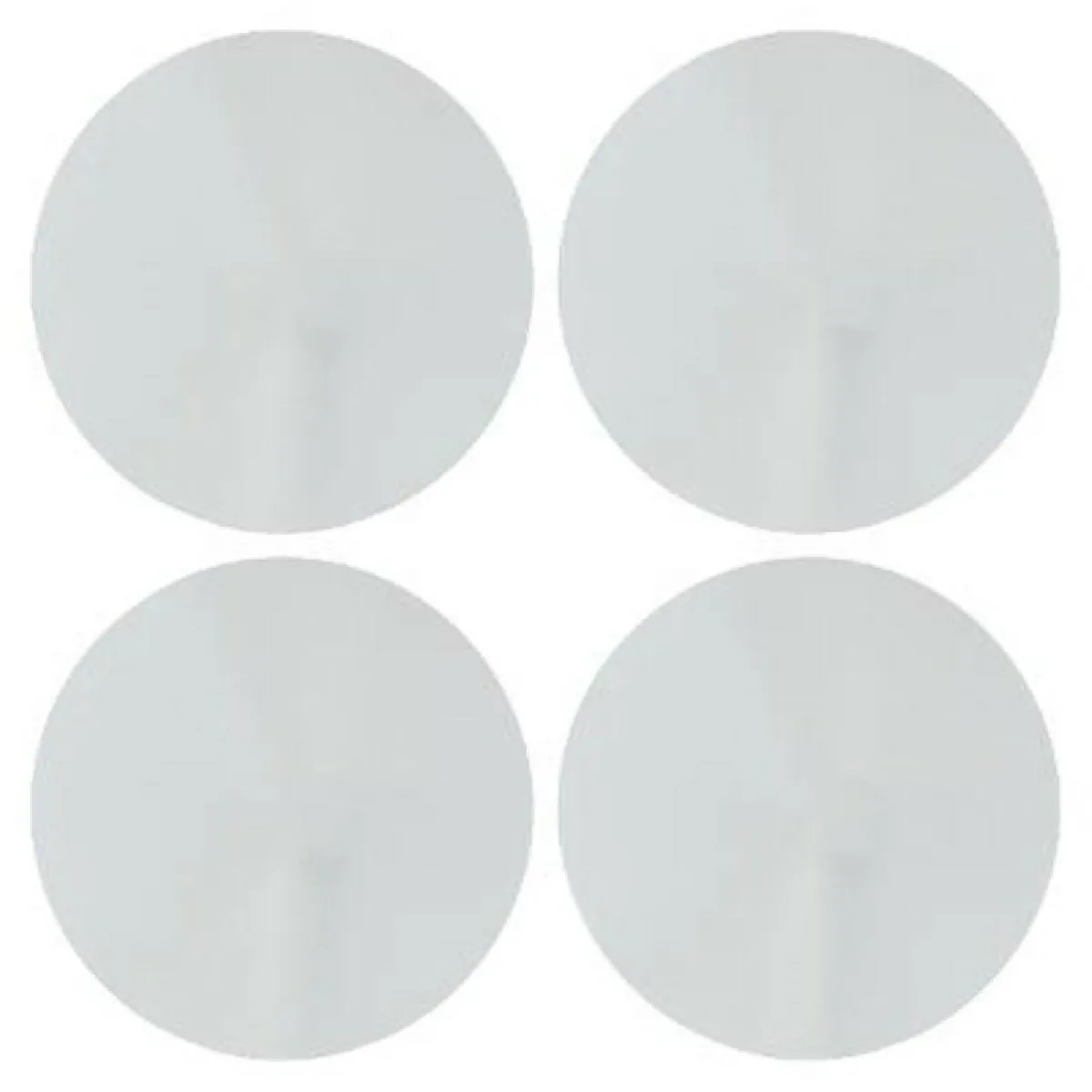 Générique Argent Lot De 4 Miroirs Adhésifs Ronds Muraux