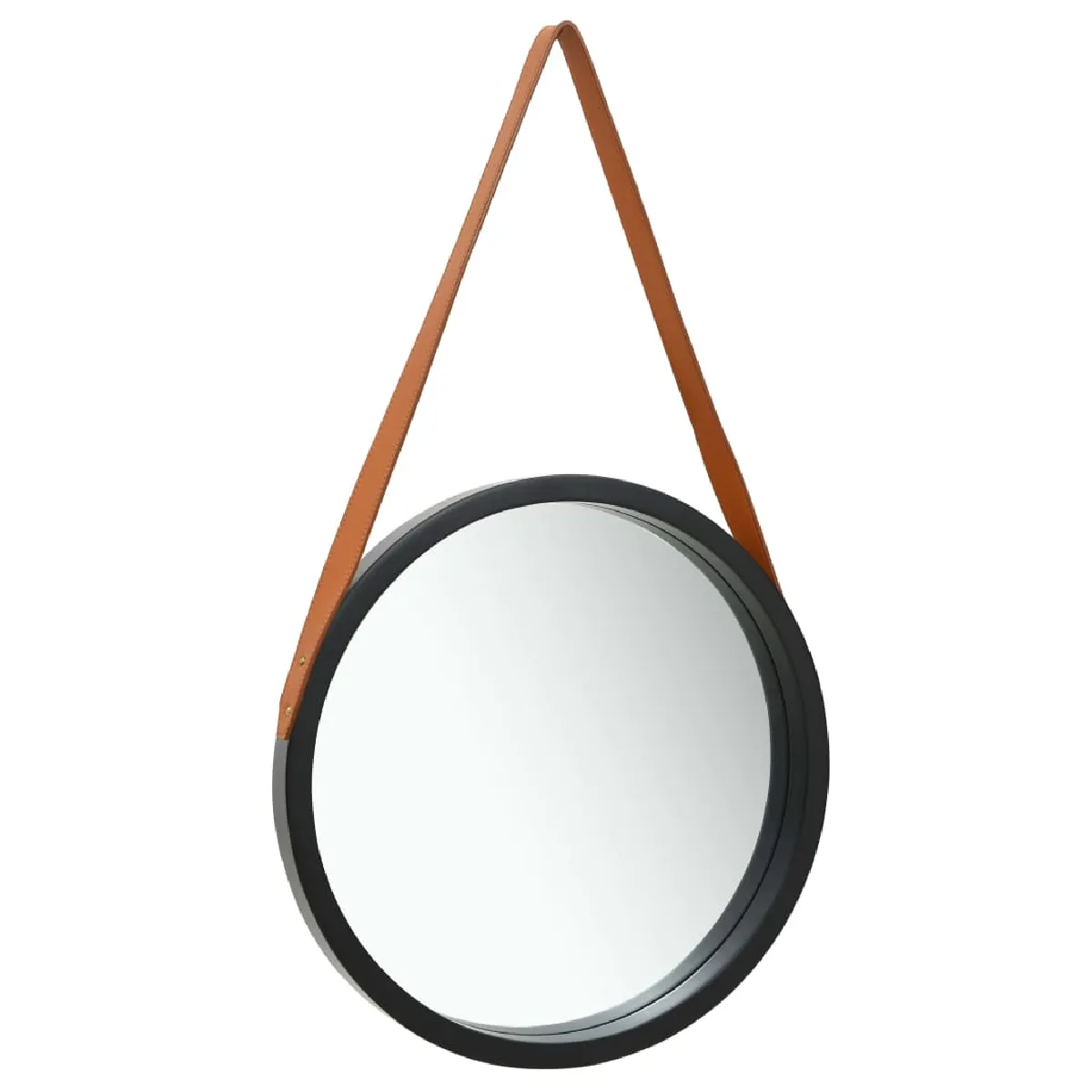 vidaXL Miroir mural avec sangle 50 cm - vue 2