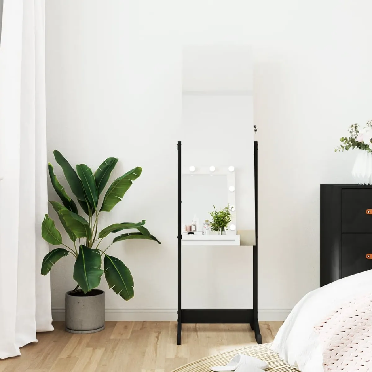 vidaXL Armoire à bijoux avec miroir - vue 4