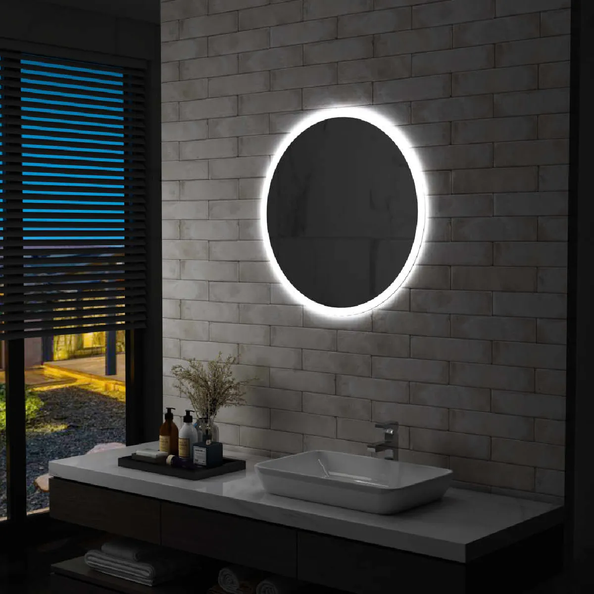 vidaXL Miroir LED salle de bain 70 cm - vue 2