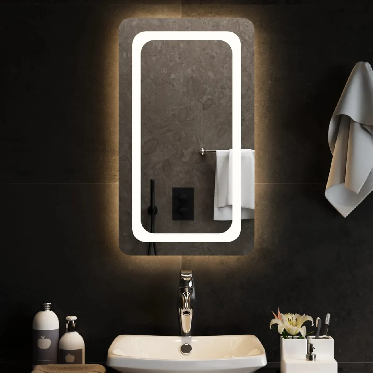 vidaXL Miroir salle de bain LED - vue 2
