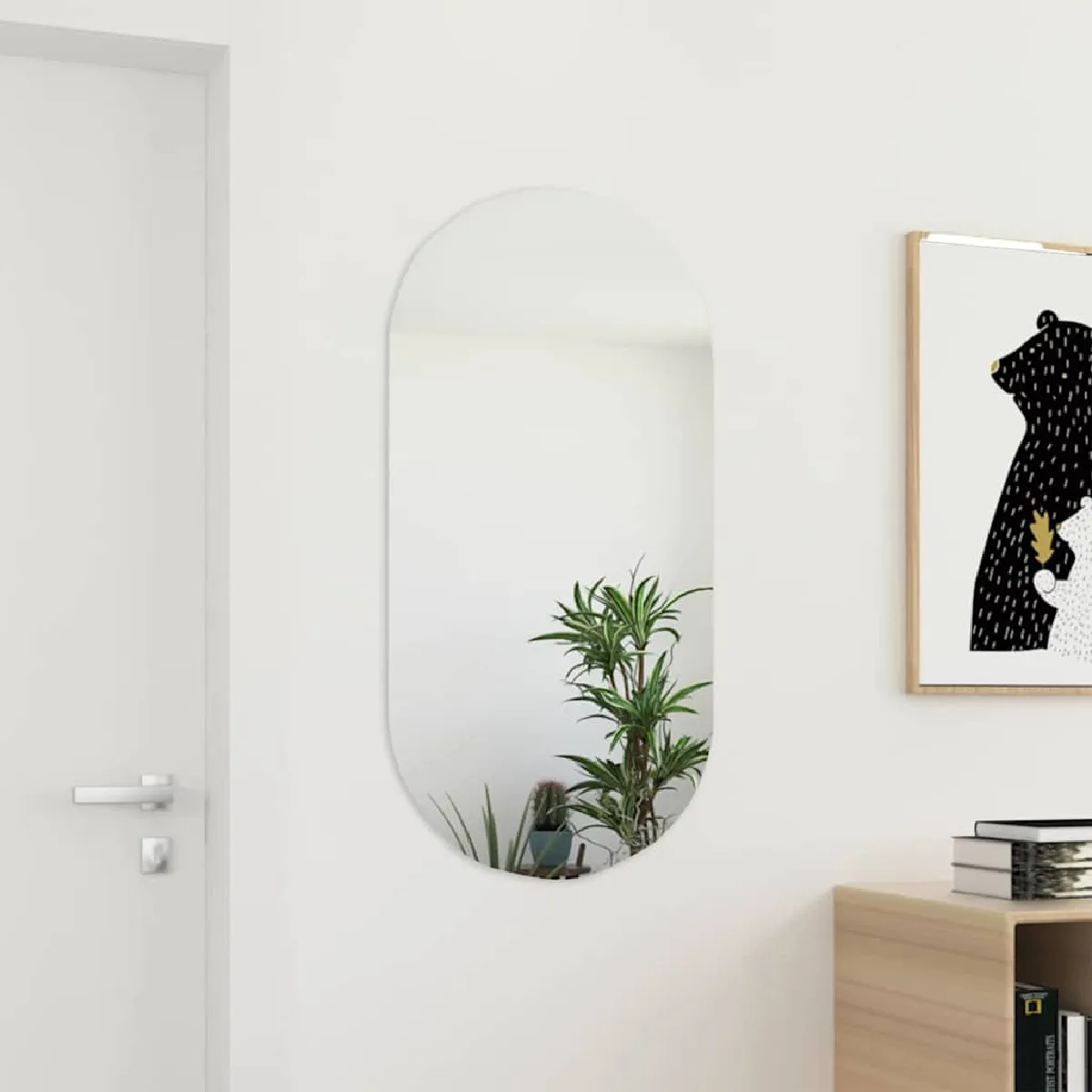 Non Communiqué Or Vidaxl Miroir 100X50 Cm Verre - Image 2