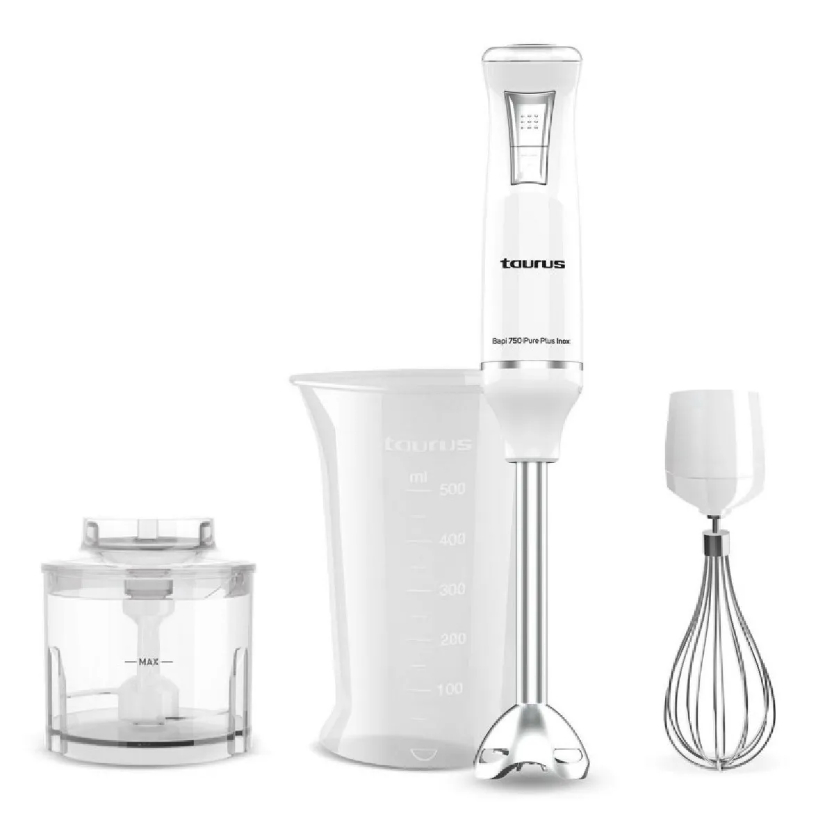 Taurus bapi 750 pure plus inox mixeur portable 750 w blanc 