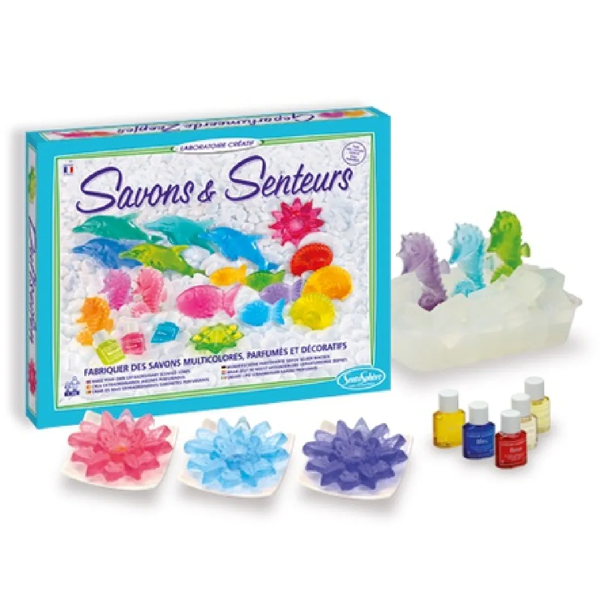 Joom Octopia Kit Cosmétique - Sentosphere - Savons Et Senteurs - Mouler Des Savons - Base Glycérine - Parfums Et Colorants - Dès 8 Ans Jaune - Image 3