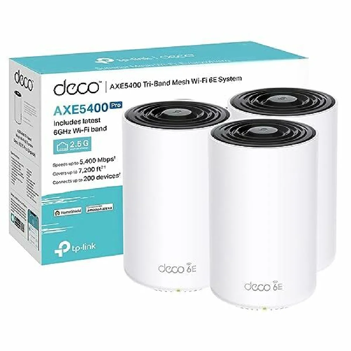 TP Link Deco XE75 Pro Tri bande 2 4 GHz / 5 GHz / 6 GHz Wi Fi 6E 802.11ax 3 Interne Neuf - vue 5