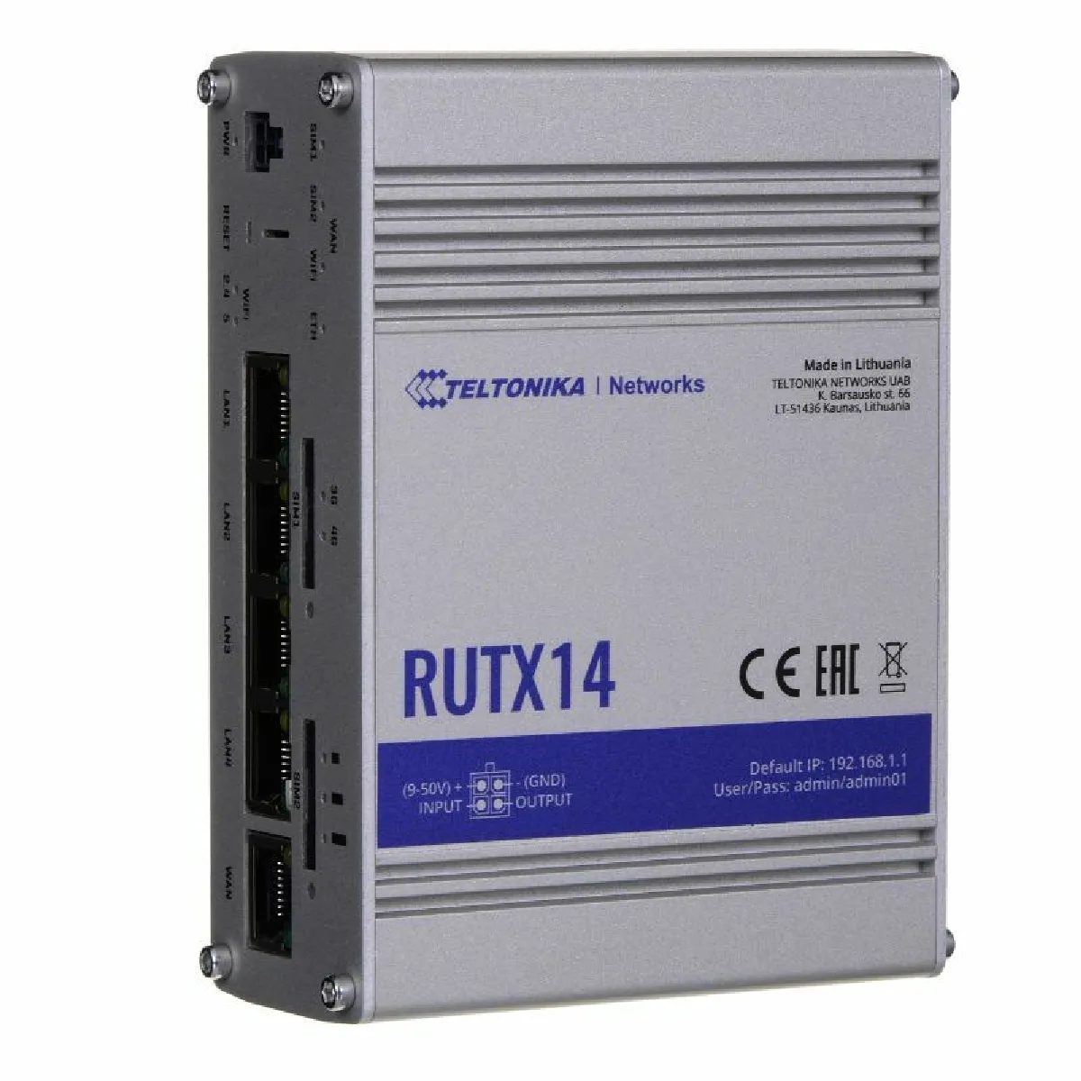 Générique Argent Teltonika Routeur Wi-Fi Rutx14 - 4G